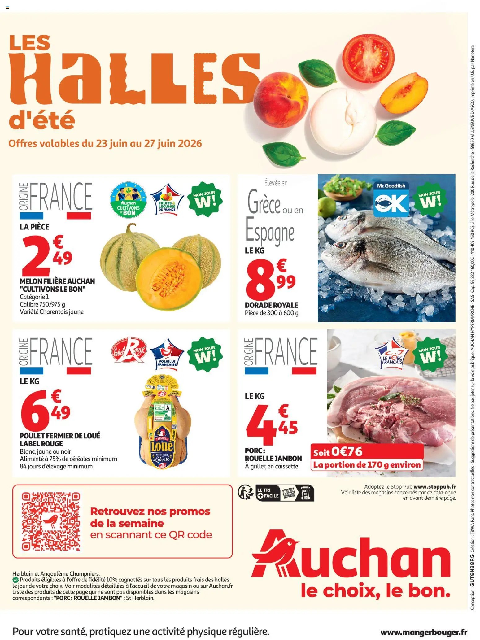 Auchan folder van 23.06.2026 Auchan Tops promos hypers