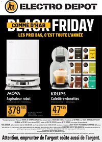 Folder Electro Depot BLACK FRIDAY 2026 vanaf 28/10 t/m 08/11