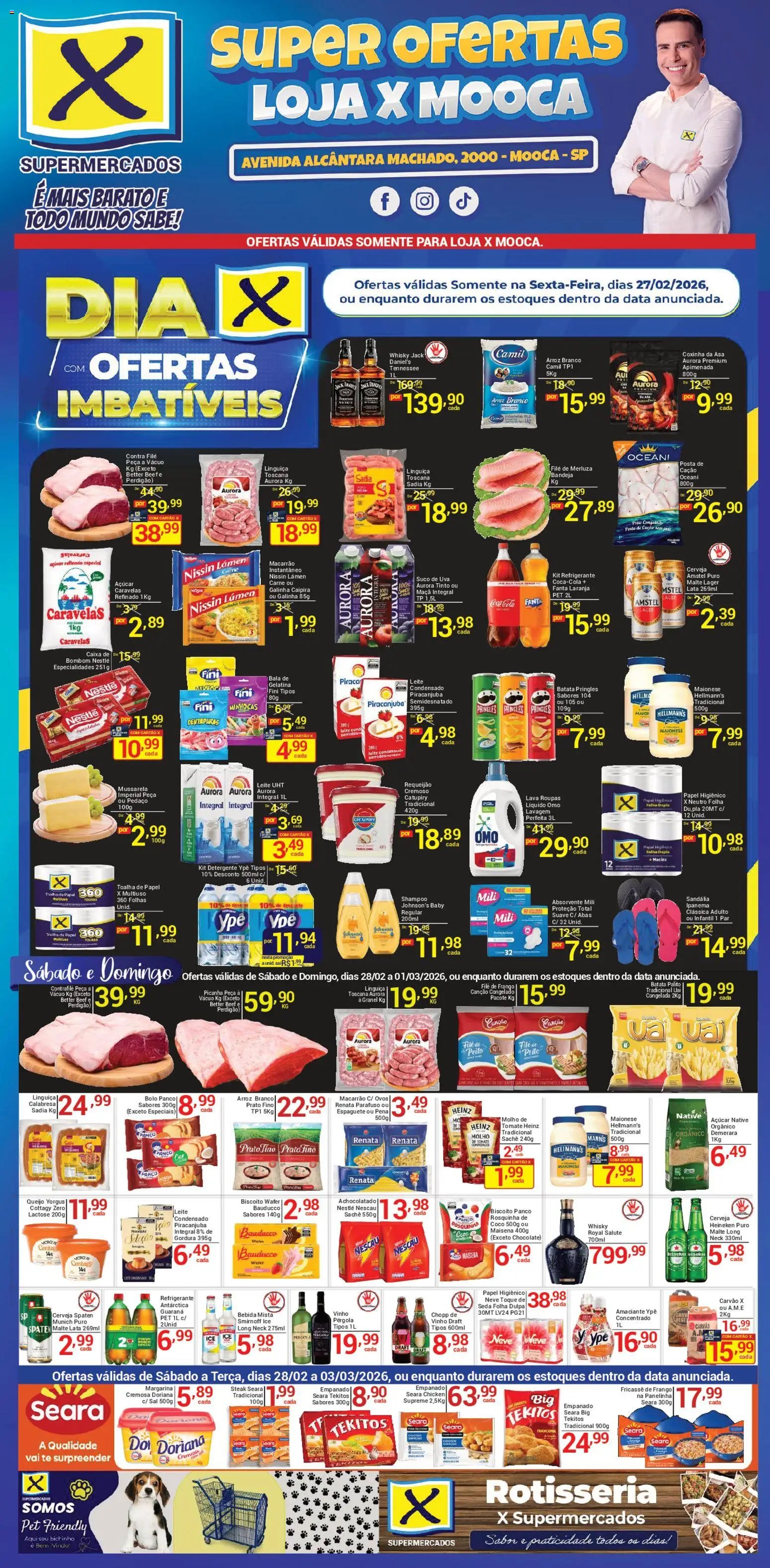 X Supermercados folheto a partir de 27/02/2026 X Supermercados - Ofertas da semana (2026-02-27 - 2027-02-03)