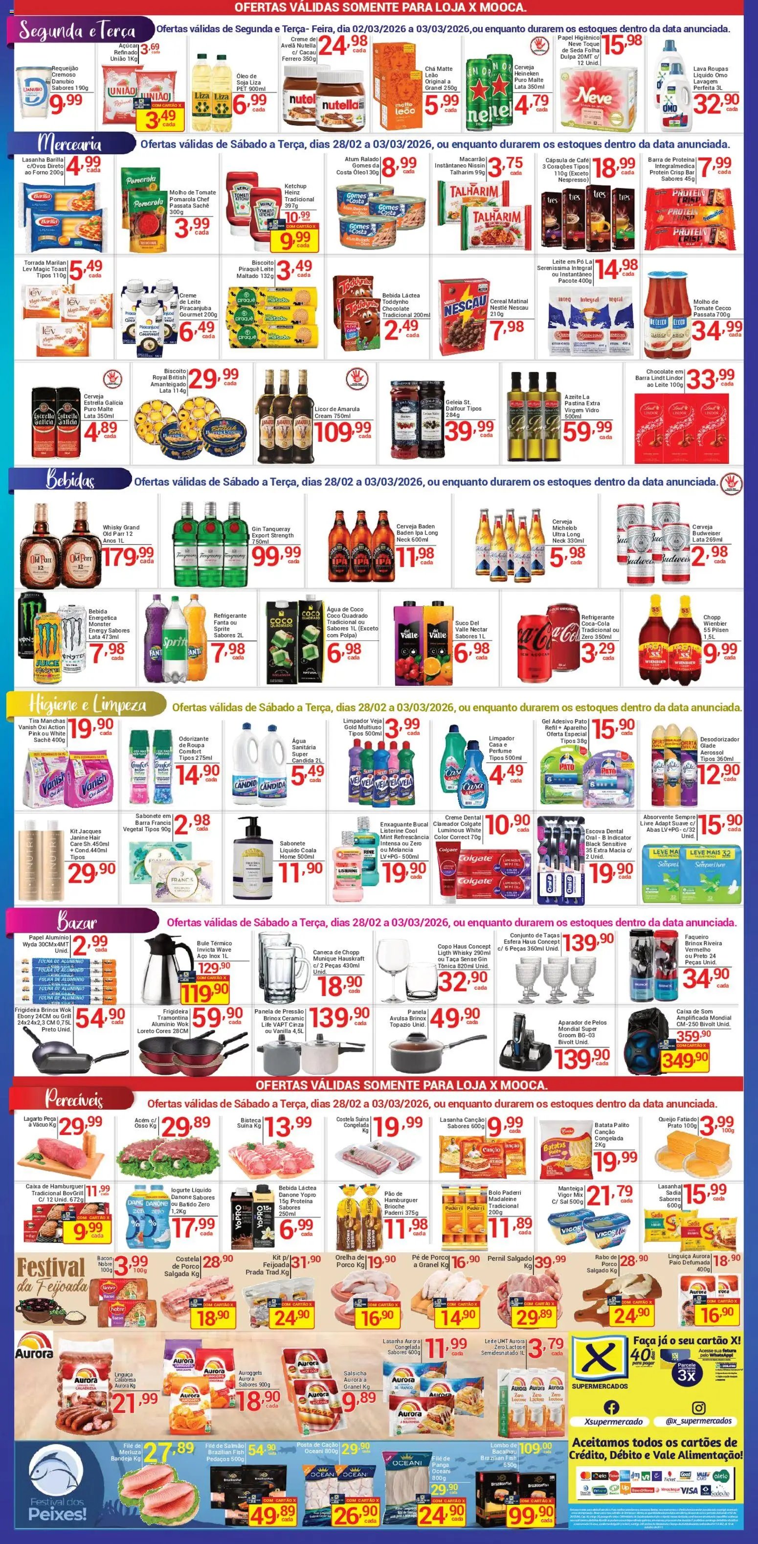 X Supermercados folheto a partir de 27/02/2026 X Supermercados - Ofertas da semana (2026-02-27 - 2027-02-03)