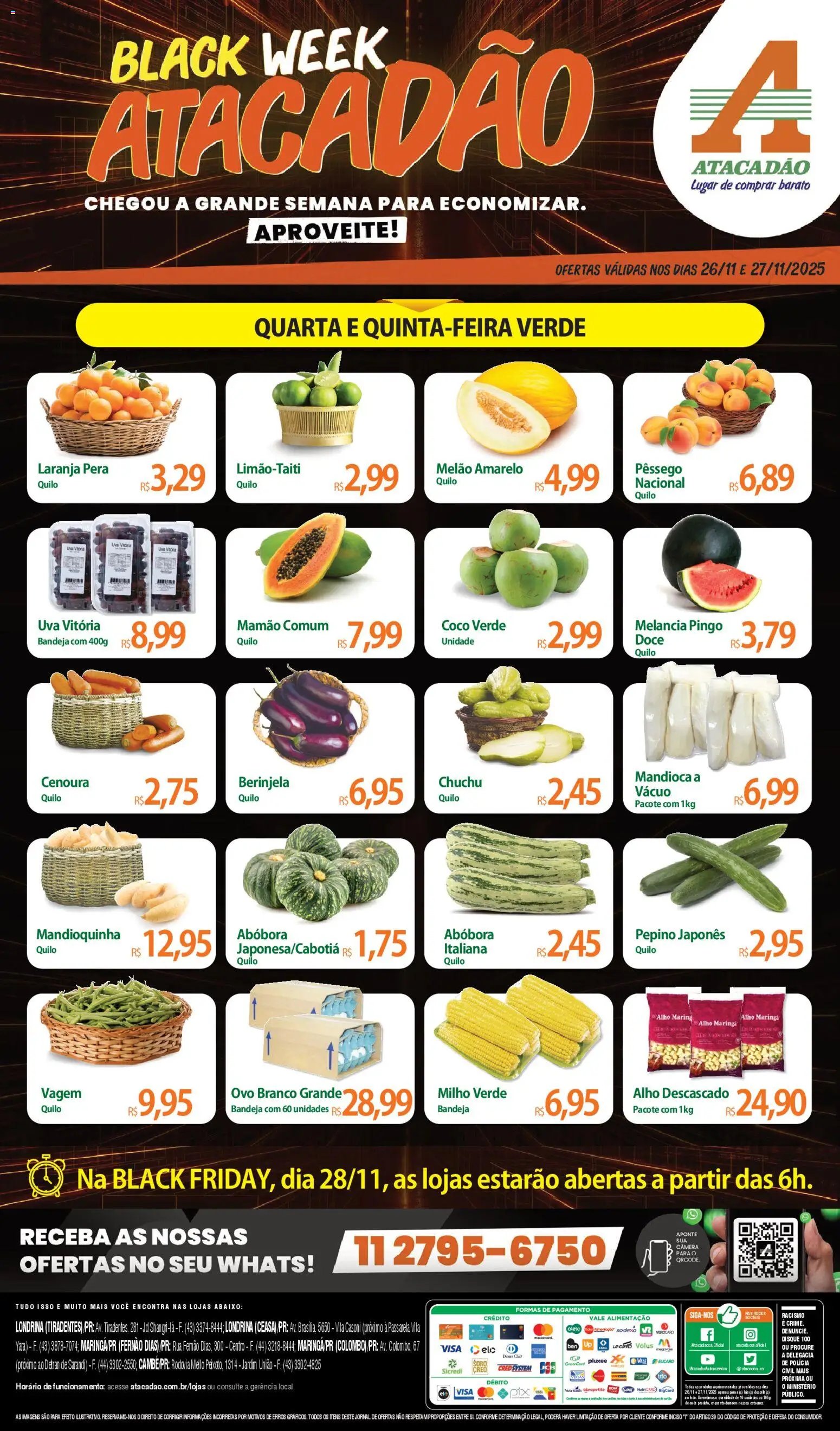 Atacadão folheto a partir de 26/11/2025 Ofertas - PR (2025-11-26 - 2025-11-27)