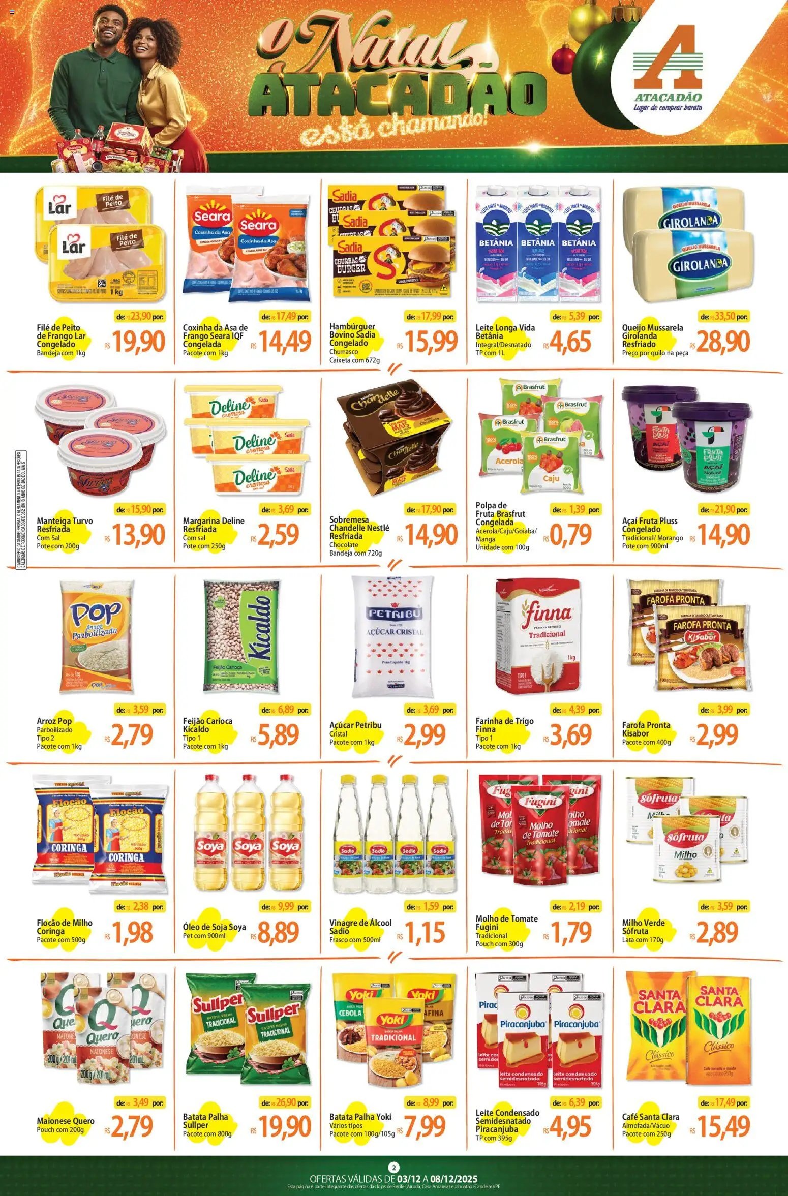 Atacadão folheto a partir de 03/12/2025 Ofertas - PE (2025-12-03 - 2025-12-08)