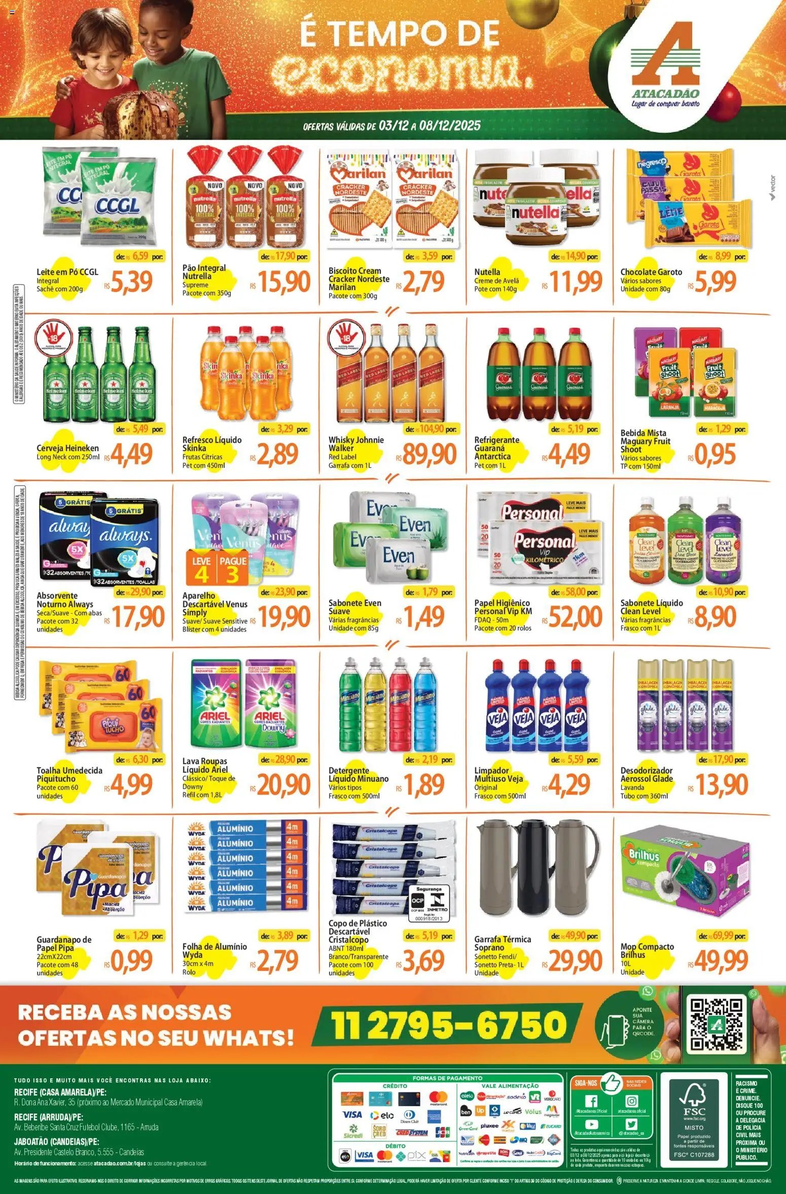 Atacadão folheto a partir de 03/12/2025 Ofertas - PE (2025-12-03 - 2025-12-08)