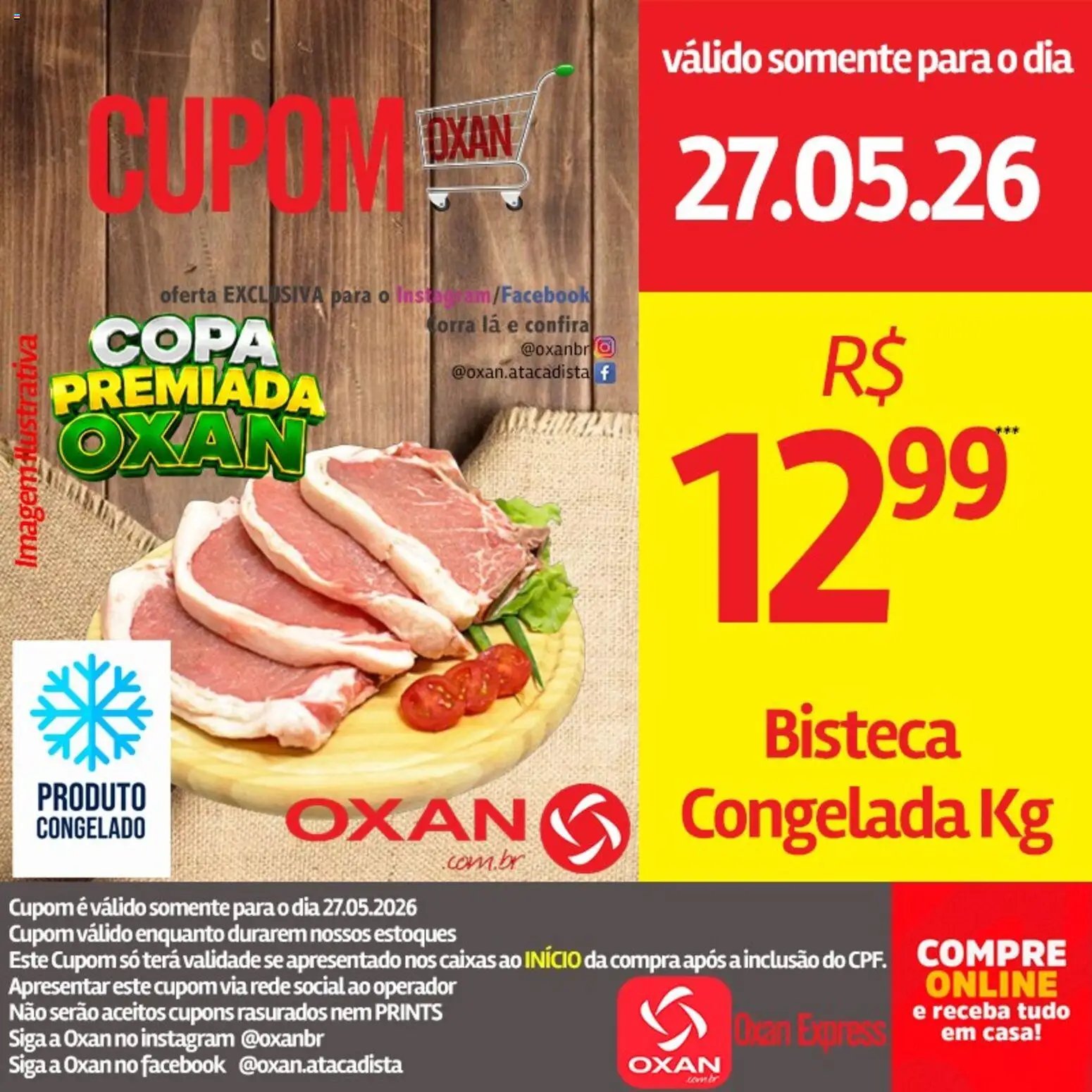 Oxan Atacadista folheto a partir de 27/05/2026 Oxan Atacadista - Ofertas da semana (2026-05-27 - 2026-05-27)