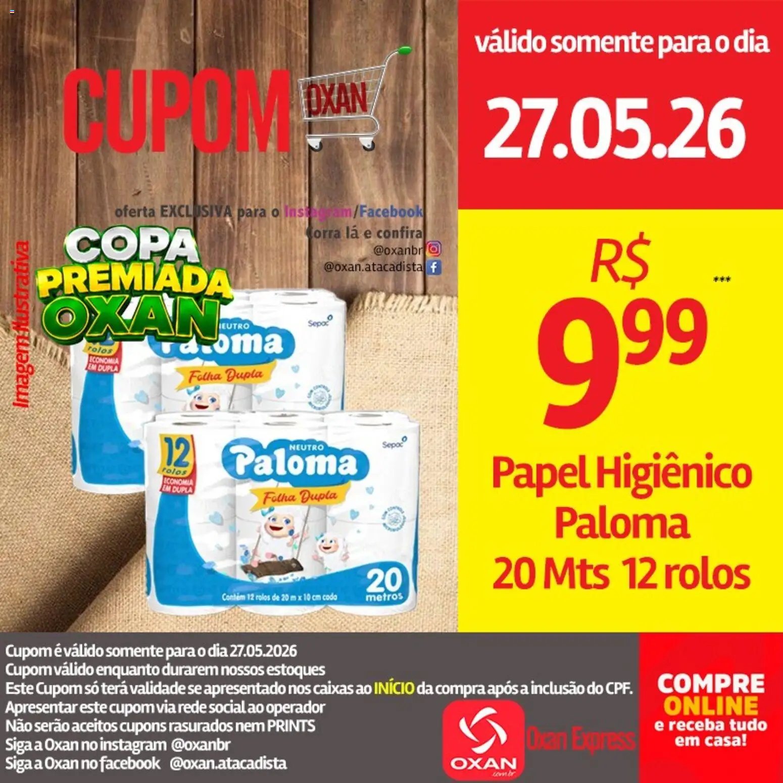 Oxan Atacadista folheto a partir de 27/05/2026 Oxan Atacadista - Ofertas da semana (2026-05-27 - 2026-05-27)