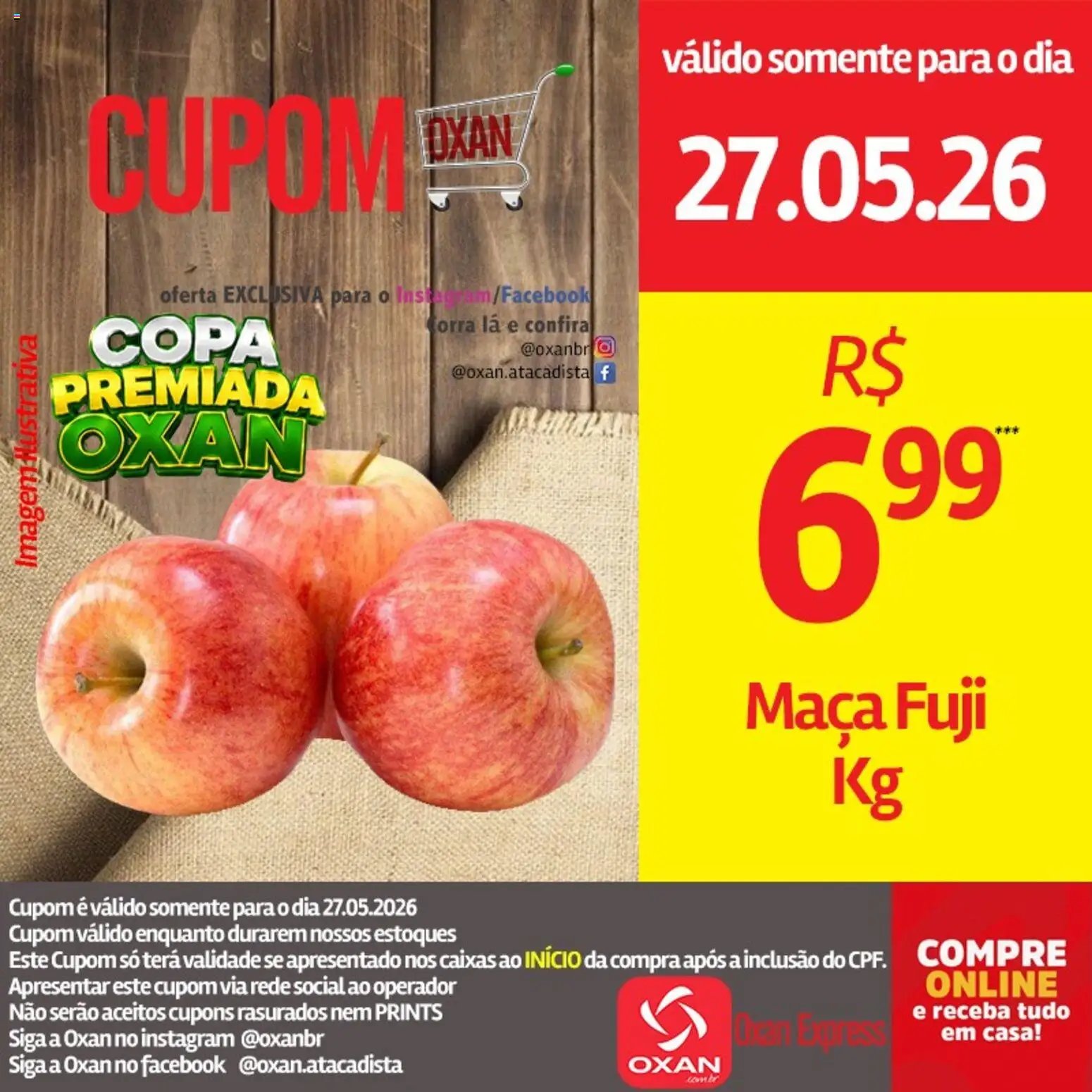 Oxan Atacadista folheto a partir de 27/05/2026 Oxan Atacadista - Ofertas da semana (2026-05-27 - 2026-05-27)