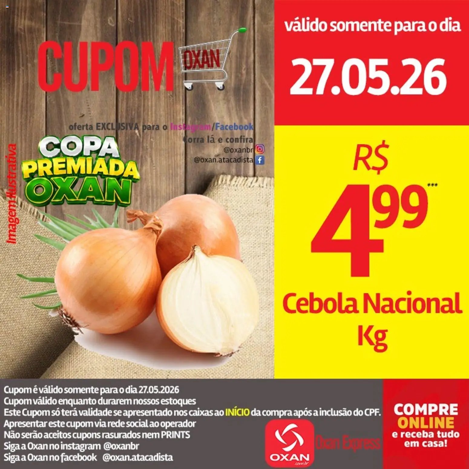 Oxan Atacadista folheto a partir de 27/05/2026 Oxan Atacadista - Ofertas da semana (2026-05-27 - 2026-05-27)
