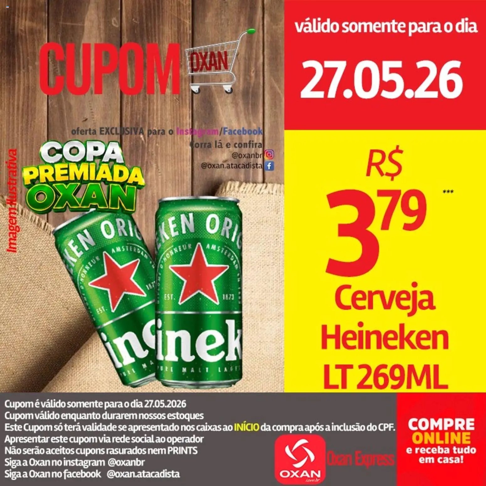 Oxan Atacadista folheto a partir de 27/05/2026 Oxan Atacadista - Ofertas da semana (2026-05-27 - 2026-05-27)