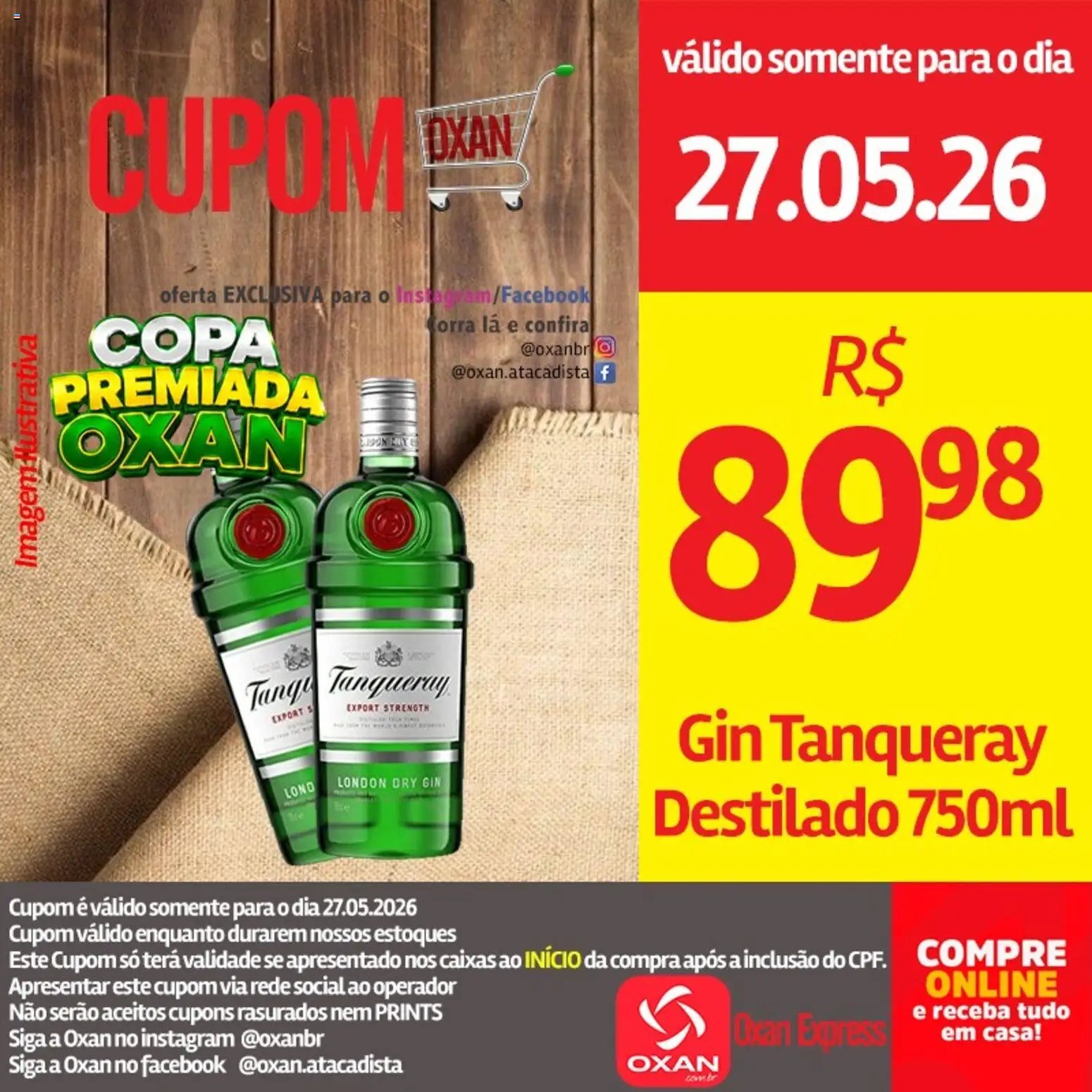 Oxan Atacadista folheto a partir de 27/05/2026 Oxan Atacadista - Ofertas da semana (2026-05-27 - 2026-05-27)