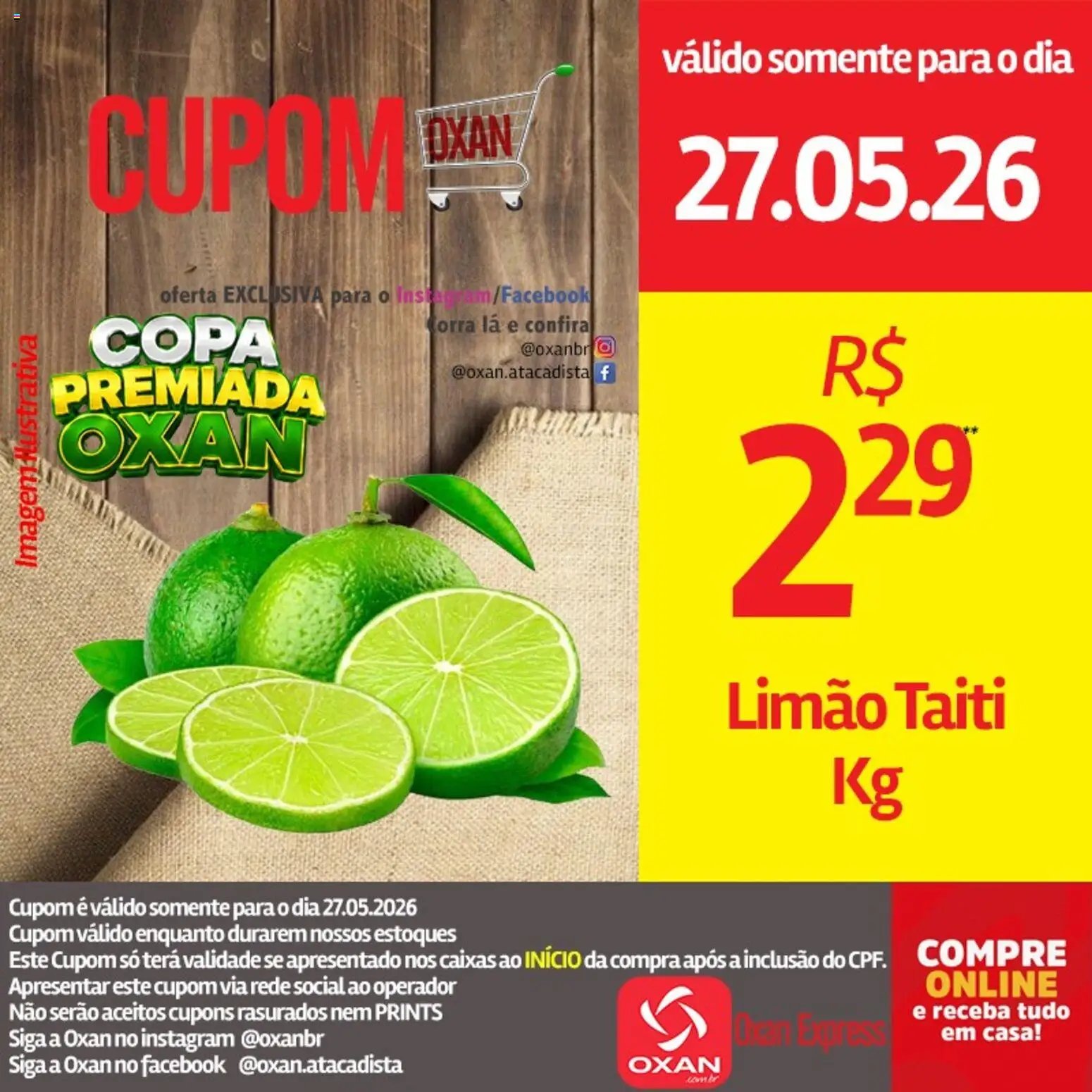 Oxan Atacadista folheto a partir de 27/05/2026 Oxan Atacadista - Ofertas da semana (2026-05-27 - 2026-05-27)