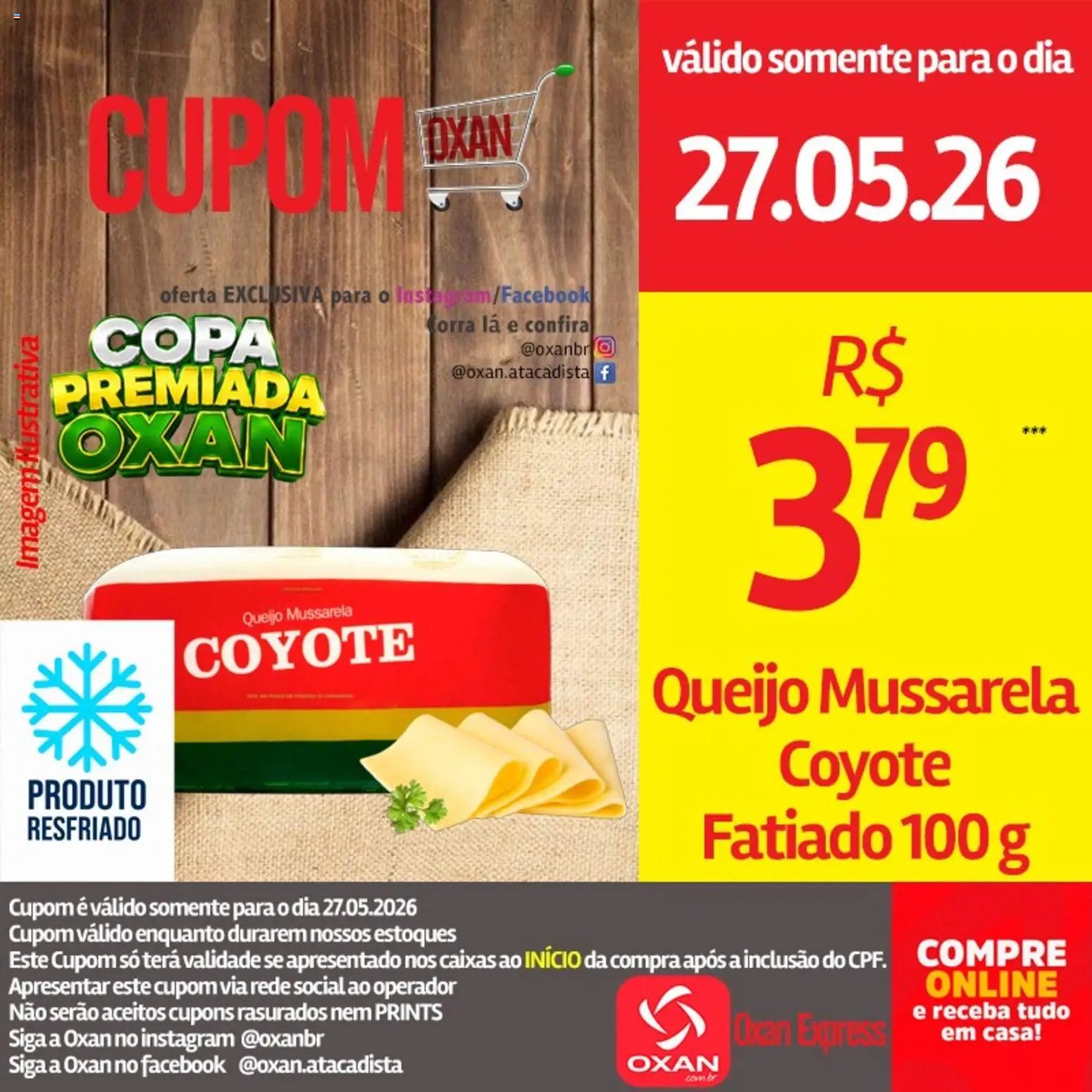 Oxan Atacadista folheto a partir de 27/05/2026 Oxan Atacadista - Ofertas da semana (2026-05-27 - 2026-05-27)