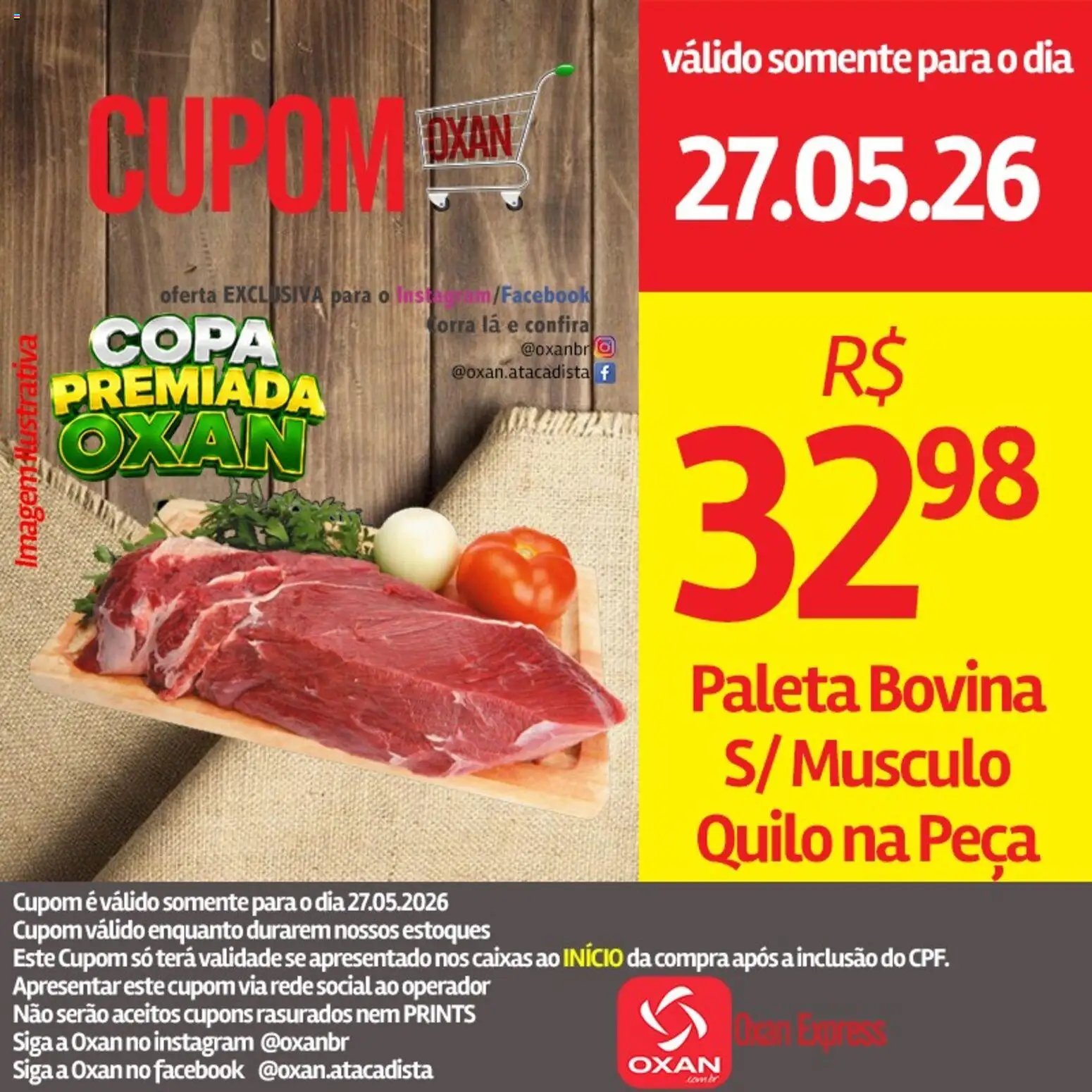 Oxan Atacadista folheto a partir de 27/05/2026 Oxan Atacadista - Ofertas da semana (2026-05-27 - 2026-05-27)
