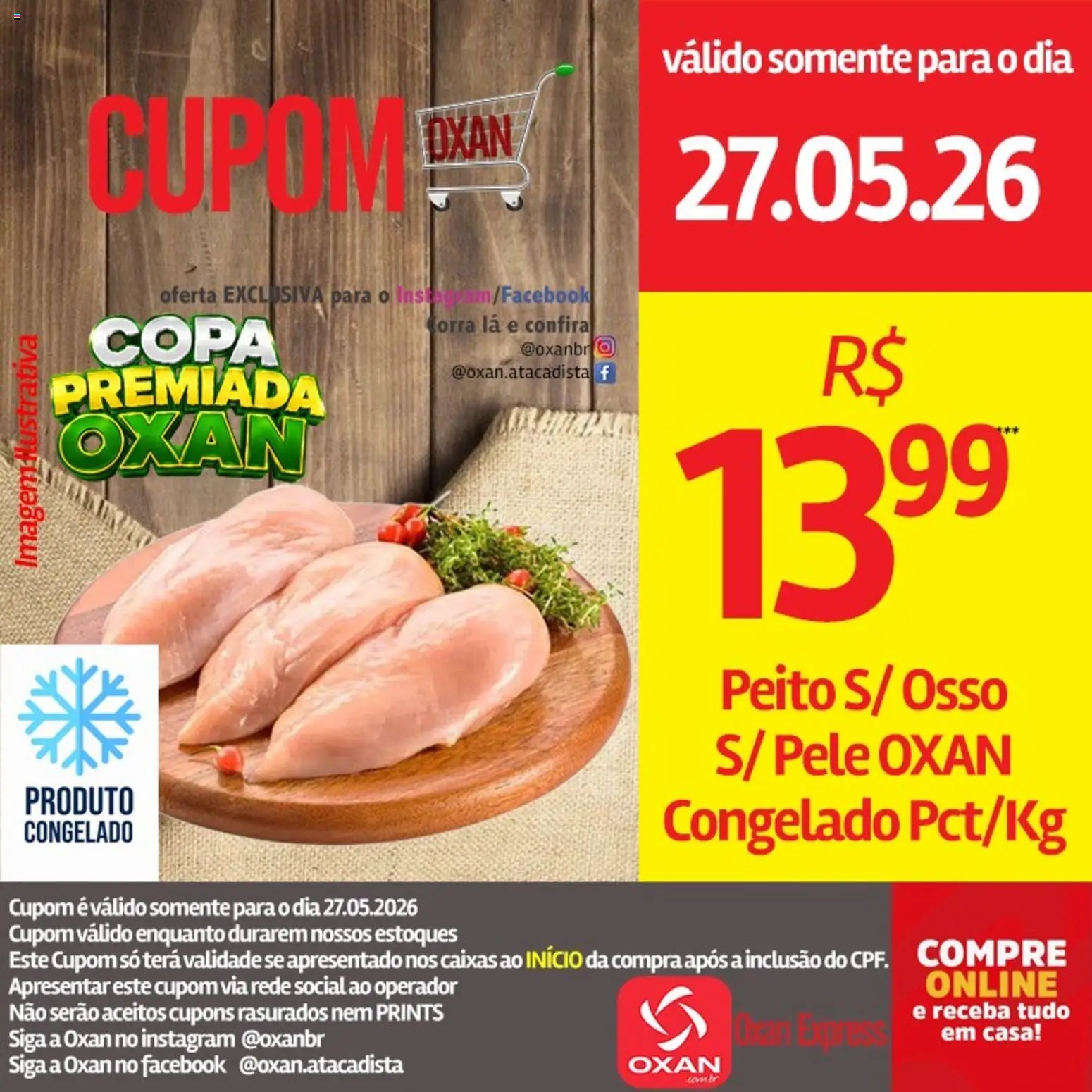 Oxan Atacadista folheto a partir de 27/05/2026 Oxan Atacadista - Ofertas da semana (2026-05-27 - 2026-05-27)