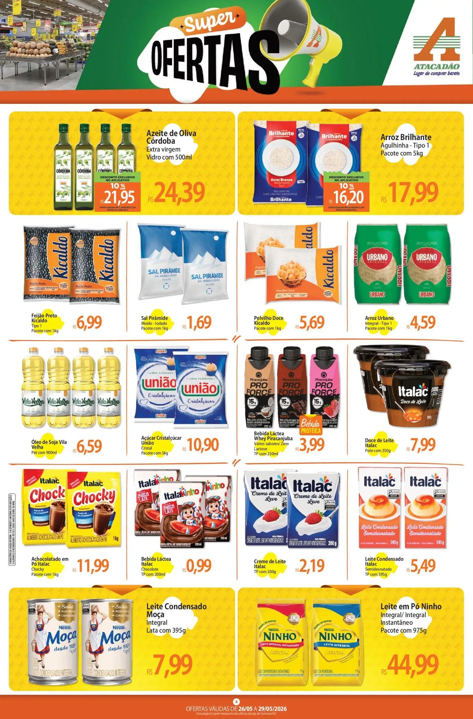 Atacadão folheto a partir de 26/05/2026 Atacadão ofertas - GO (2026-05-26 - 2026-05-29)