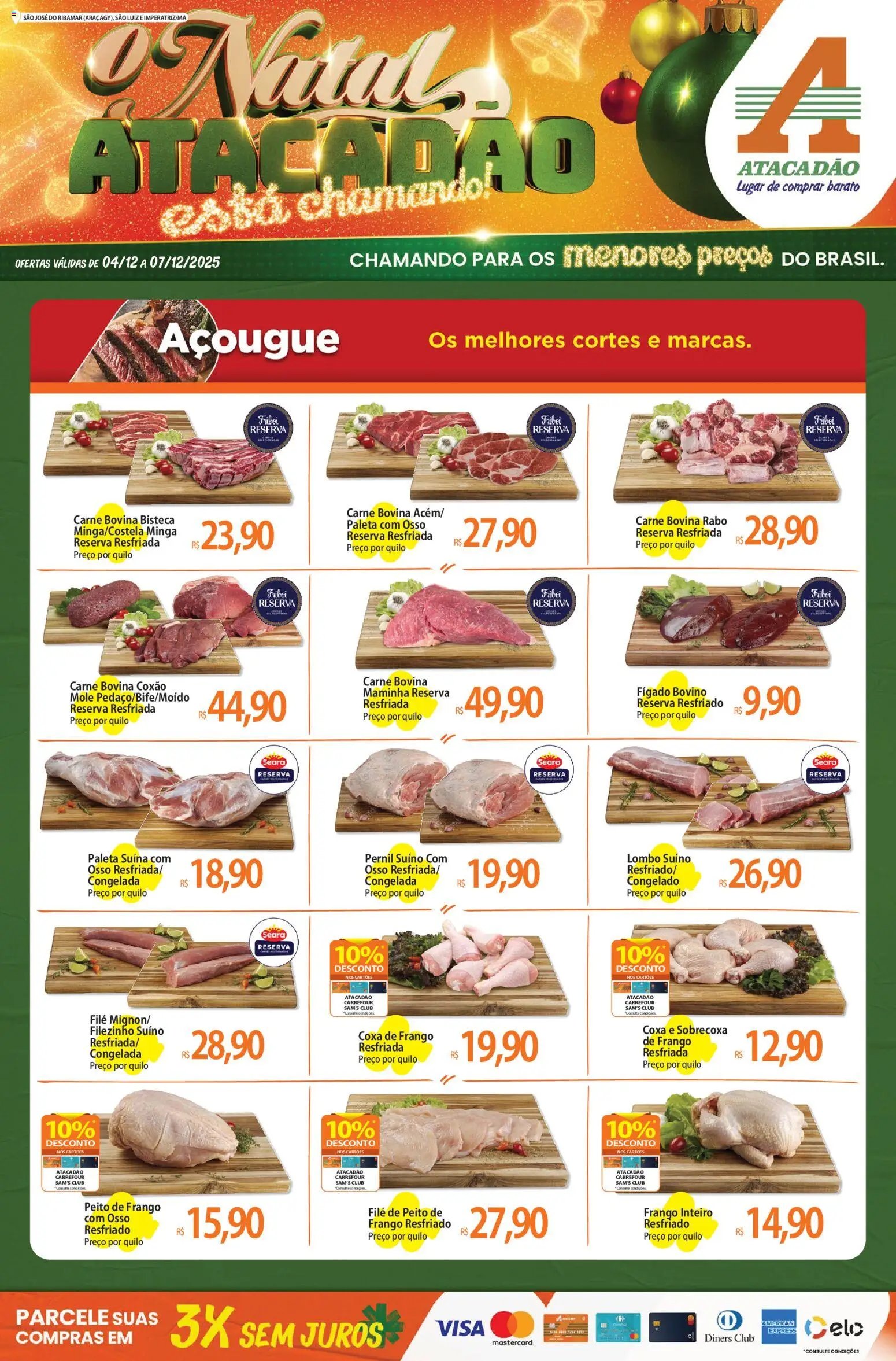 Atacadão folheto a partir de 04/12/2025 Ofertas - MA (2025-12-04 - 2025-12-07)