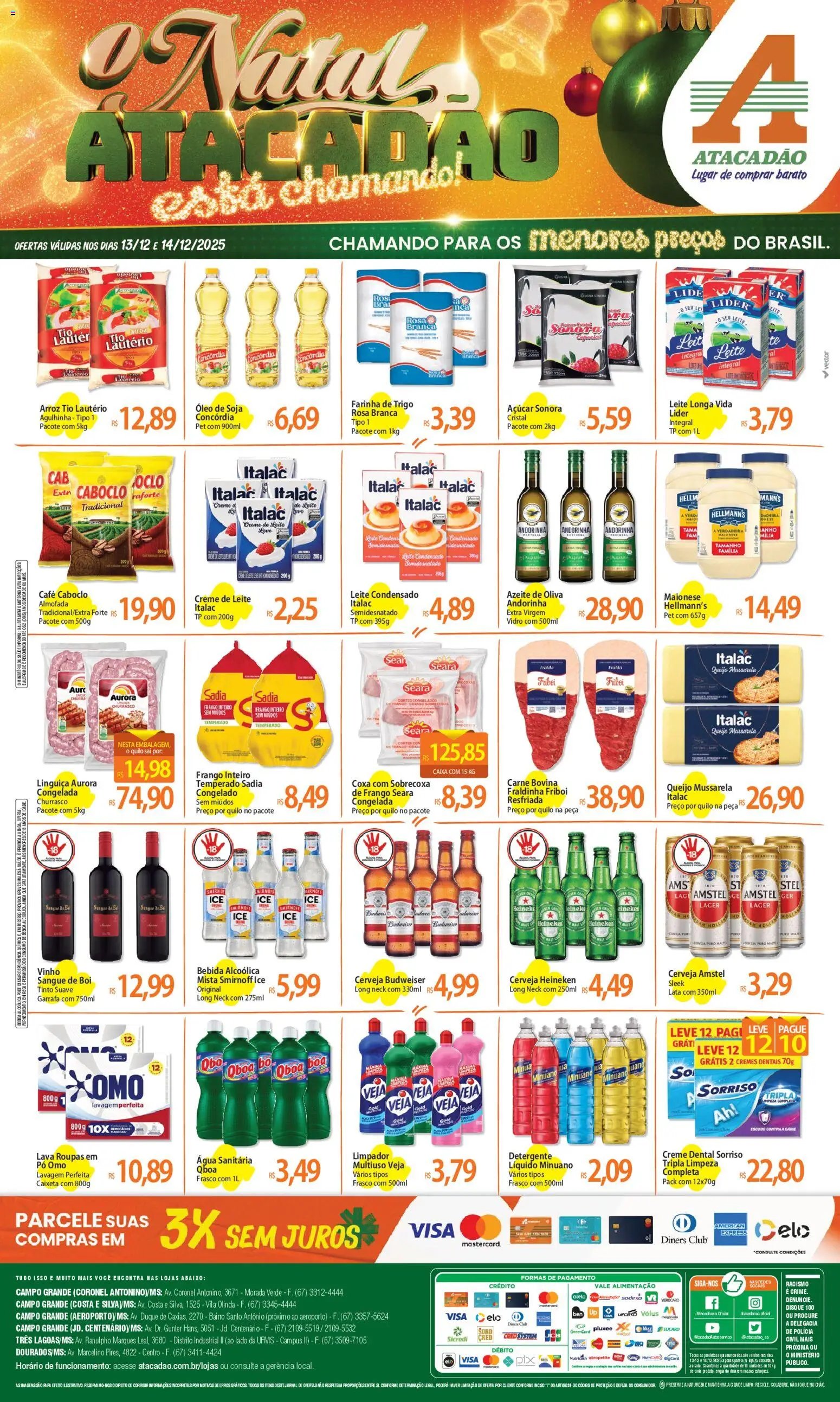 Atacadão folheto a partir de 13/12/2025 Ofertas - MS (2025-12-13 - 2025-12-14)
