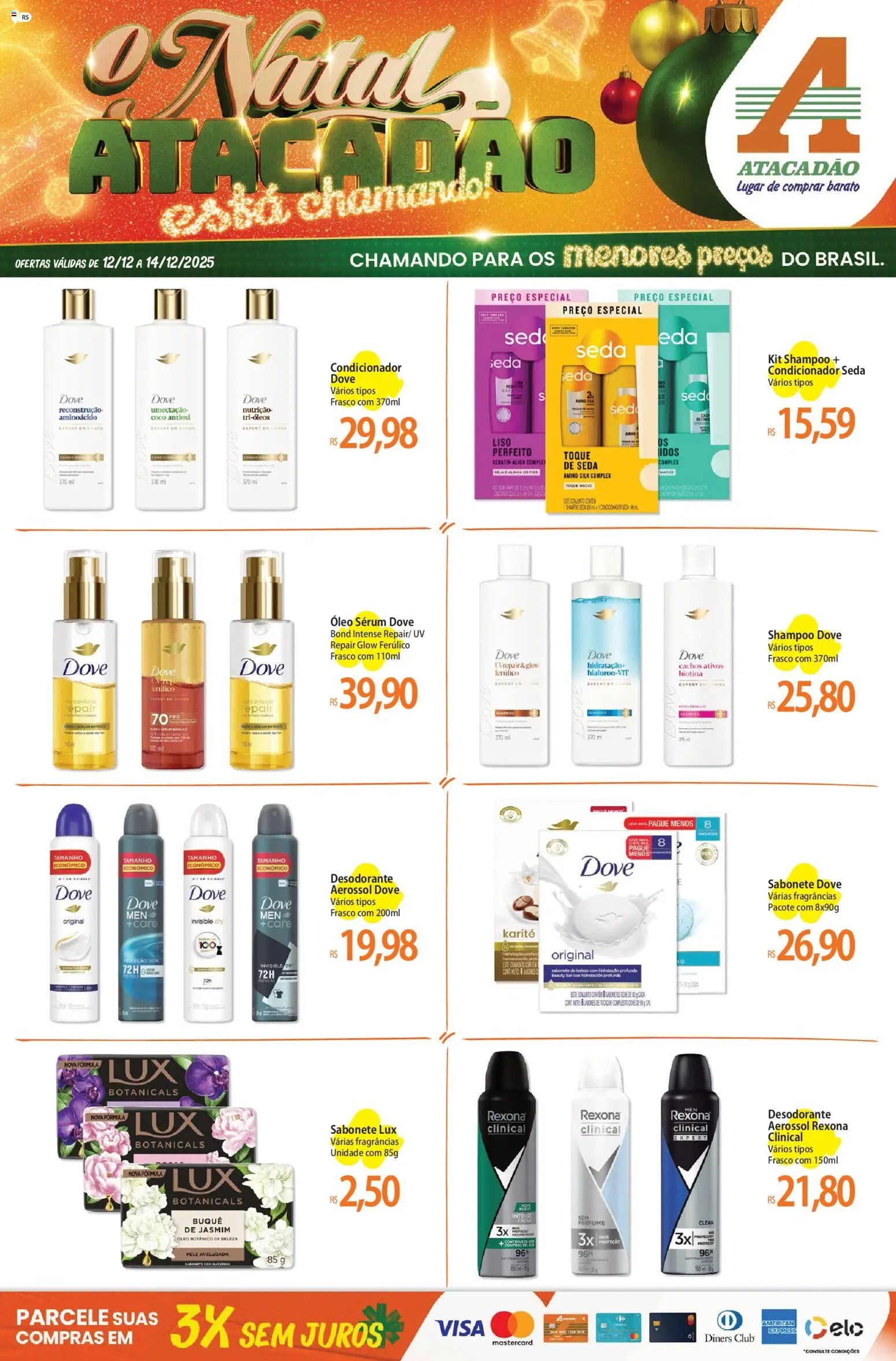 Atacadão folheto a partir de 12/12/2025 Ofertas - RS (2025-12-12 - 2025-12-14)