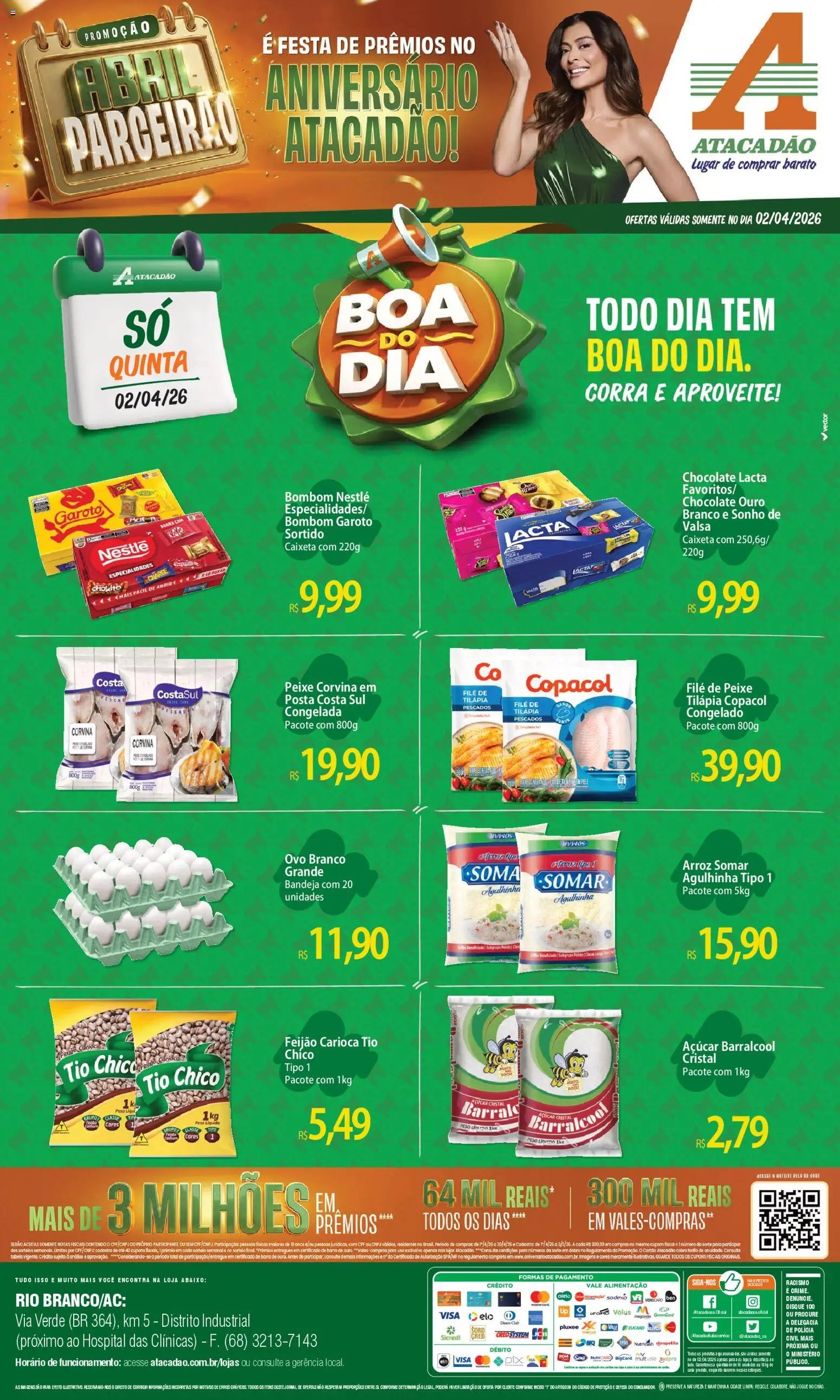Atacadão folheto a partir de 02/04/2026 Atacadão ofertas - AC (2026-04-02 - 2026-04-02)