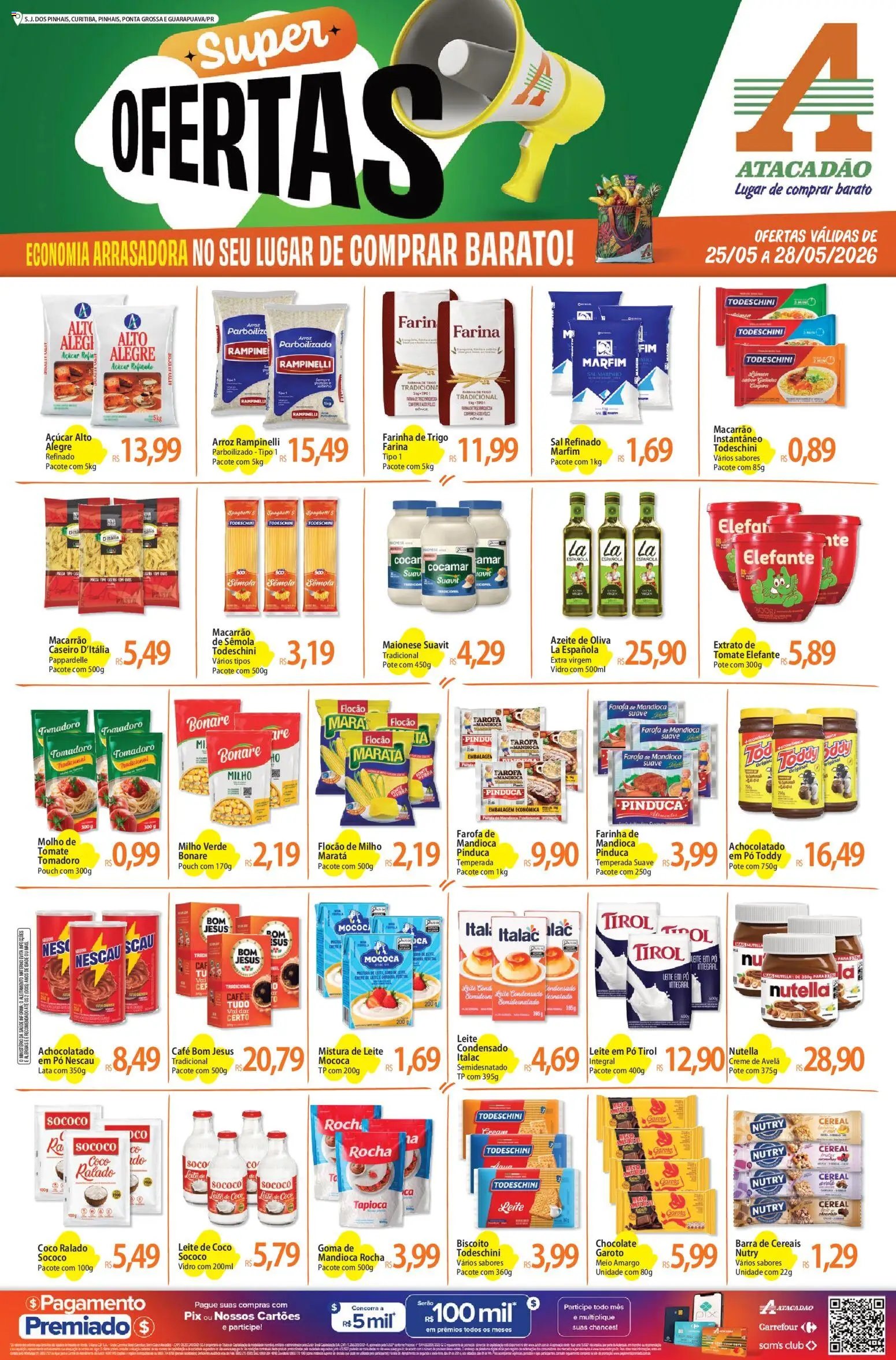 Atacadão folheto a partir de 25/05/2026 Atacadão ofertas - PR (2026-05-25 - 2026-05-28)