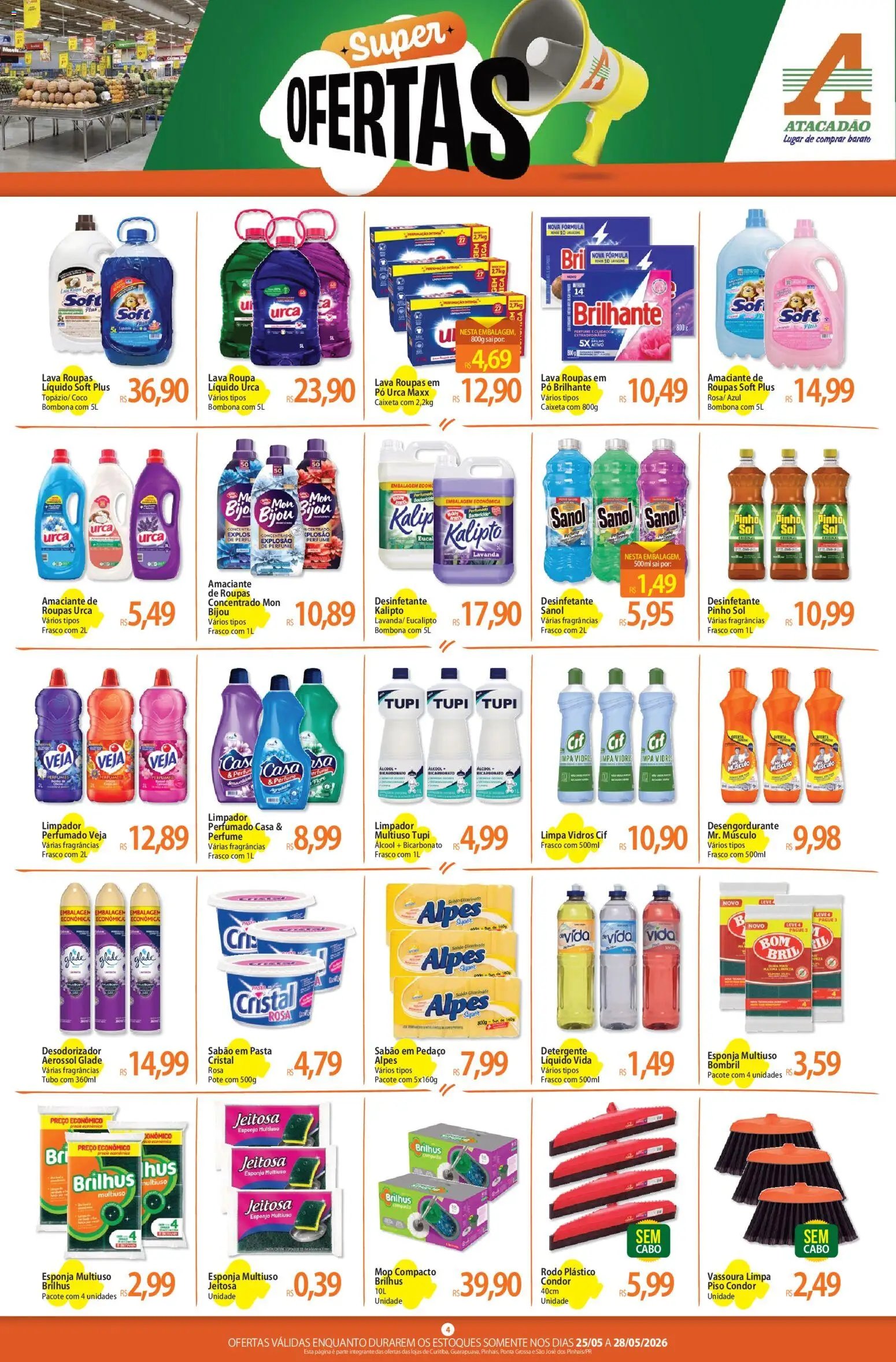 Atacadão folheto a partir de 25/05/2026 Atacadão ofertas - PR (2026-05-25 - 2026-05-28)