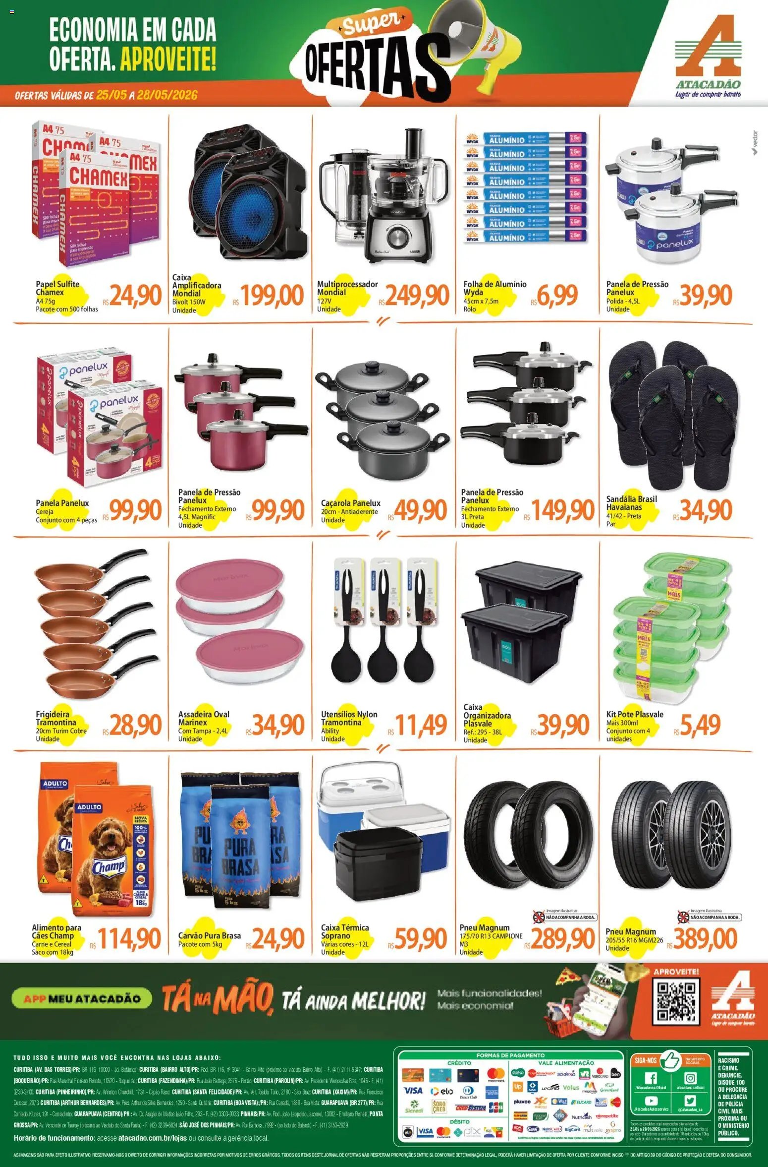 Atacadão folheto a partir de 25/05/2026 Atacadão ofertas - PR (2026-05-25 - 2026-05-28)