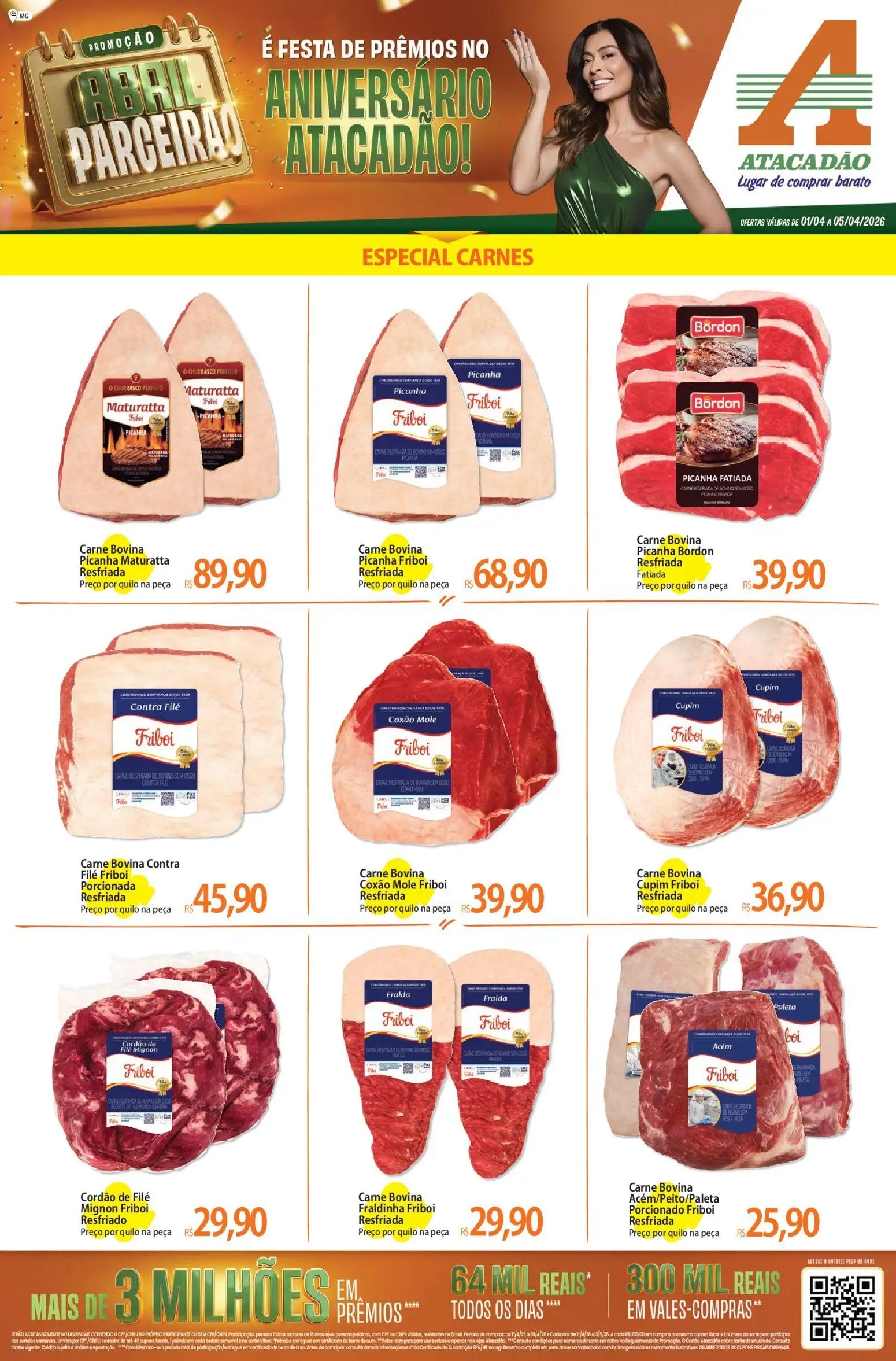 Atacadão folheto a partir de 01/04/2026 Atacadão ofertas - MG (2026-04-01 - 2026-04-05)