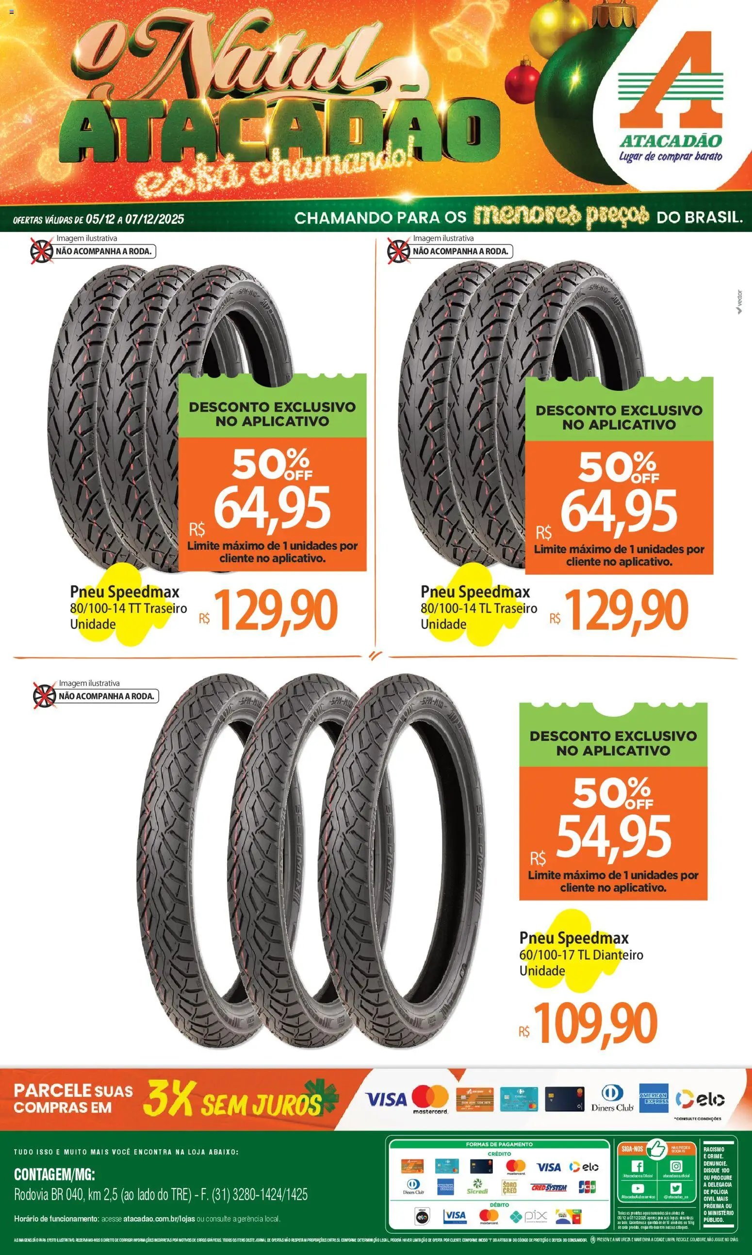 Atacadão folheto a partir de 05/12/2025 Ofertas - MG (2025-12-05 - 2025-12-07)