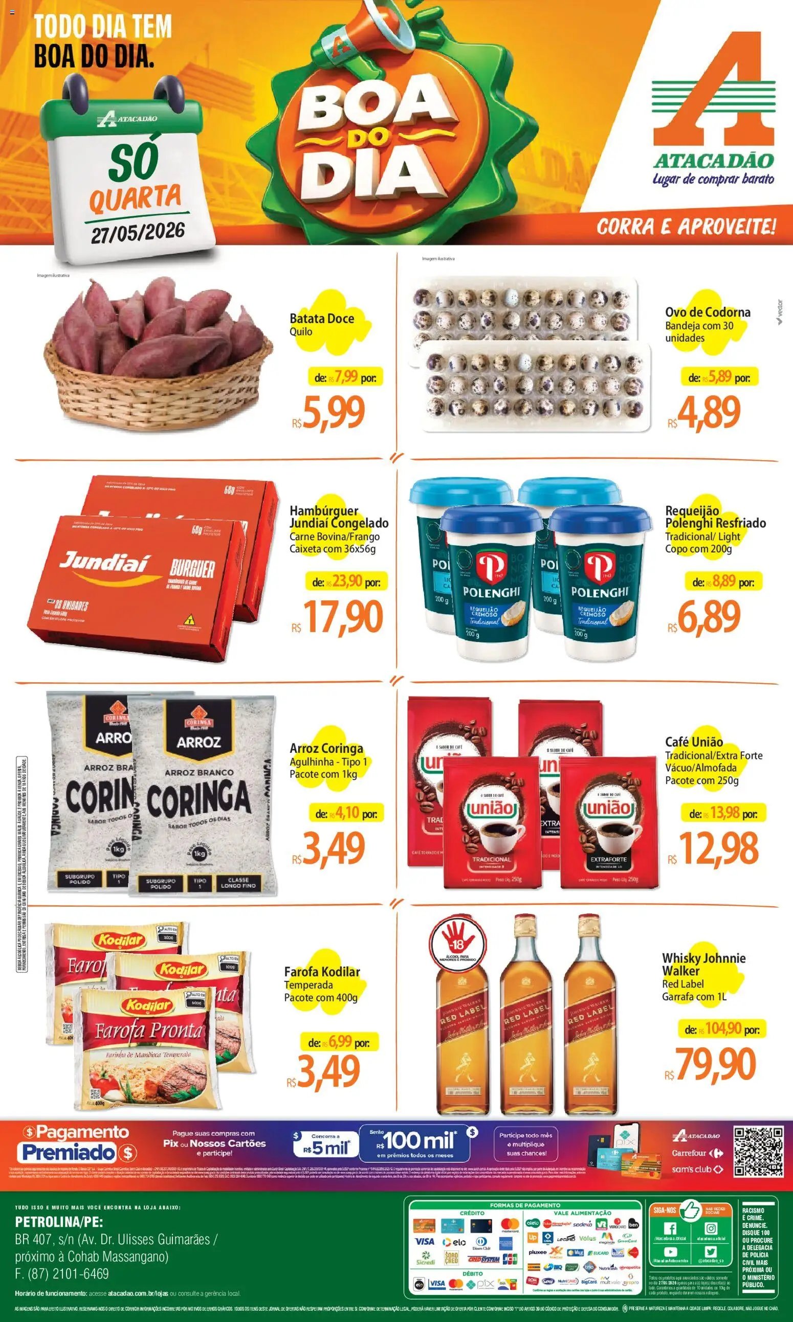 Atacadão folheto a partir de 27/05/2026 Atacadão ofertas - PE (2026-05-27 - 2026-05-27)