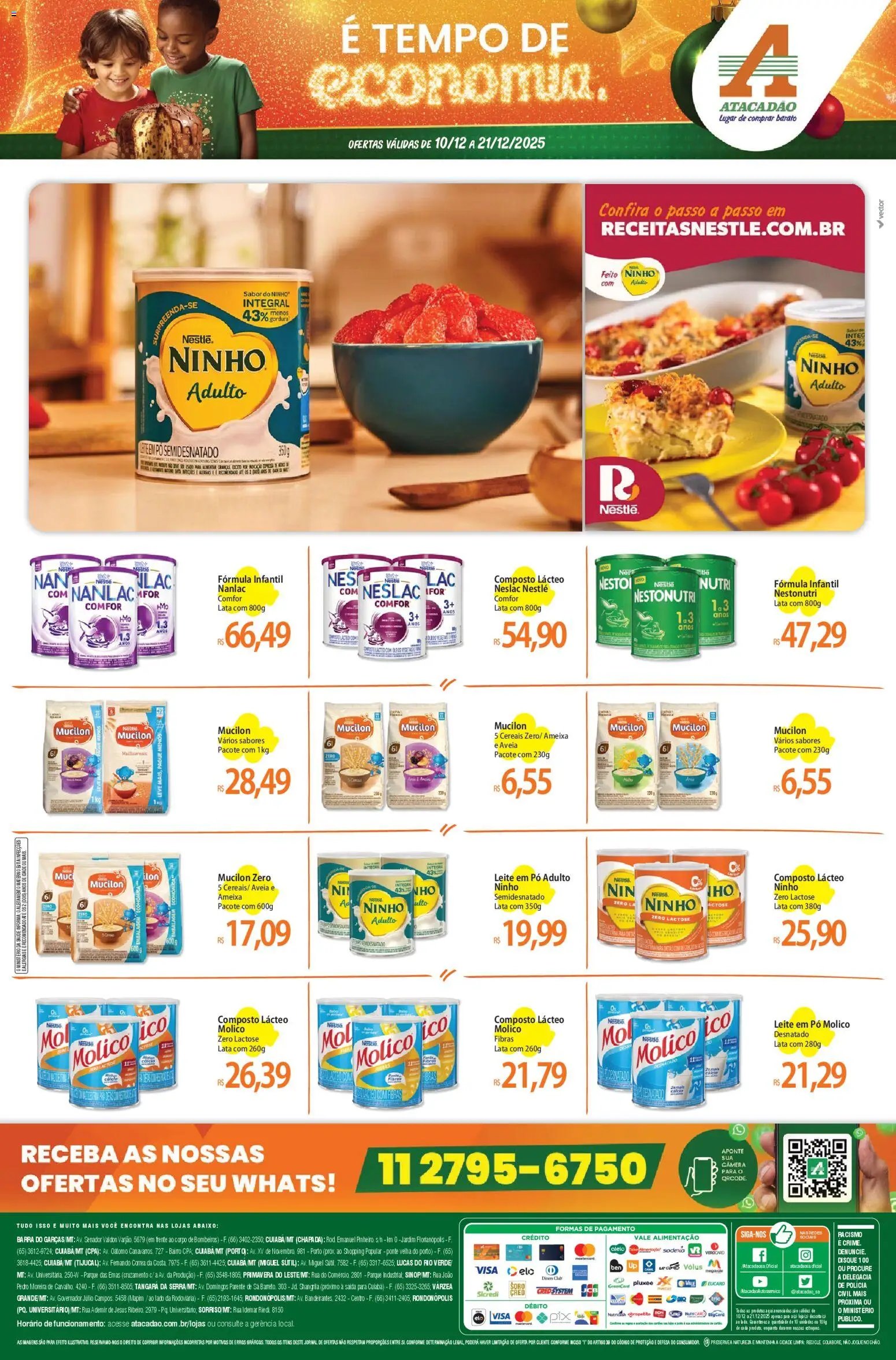 Atacadão folheto a partir de 10/12/2025 Ofertas - MT (2025-12-10 - 2025-12-21)