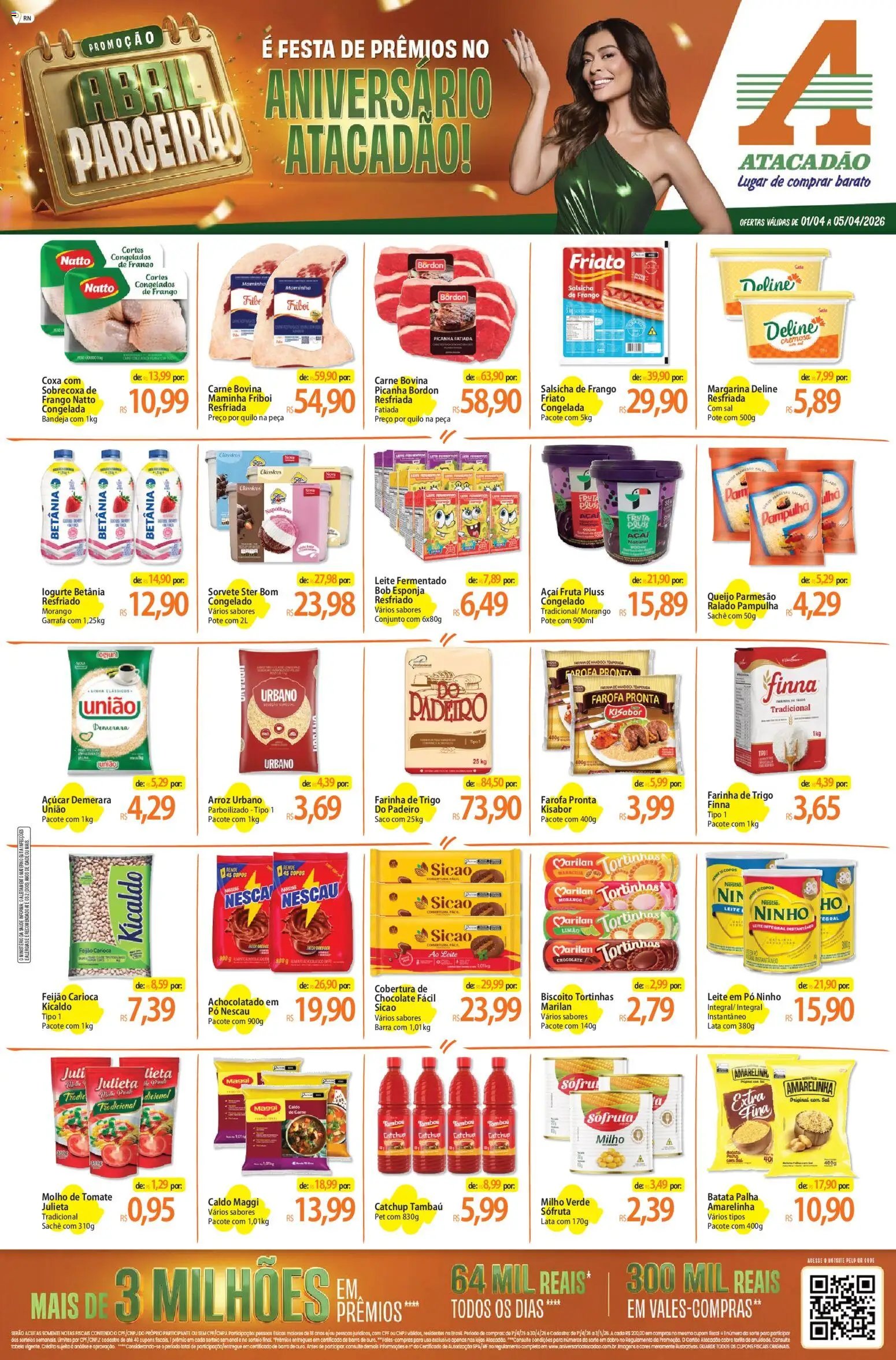Atacadão folheto a partir de 01/04/2026 Atacadão ofertas - RN (2026-04-01 - 2026-04-05)