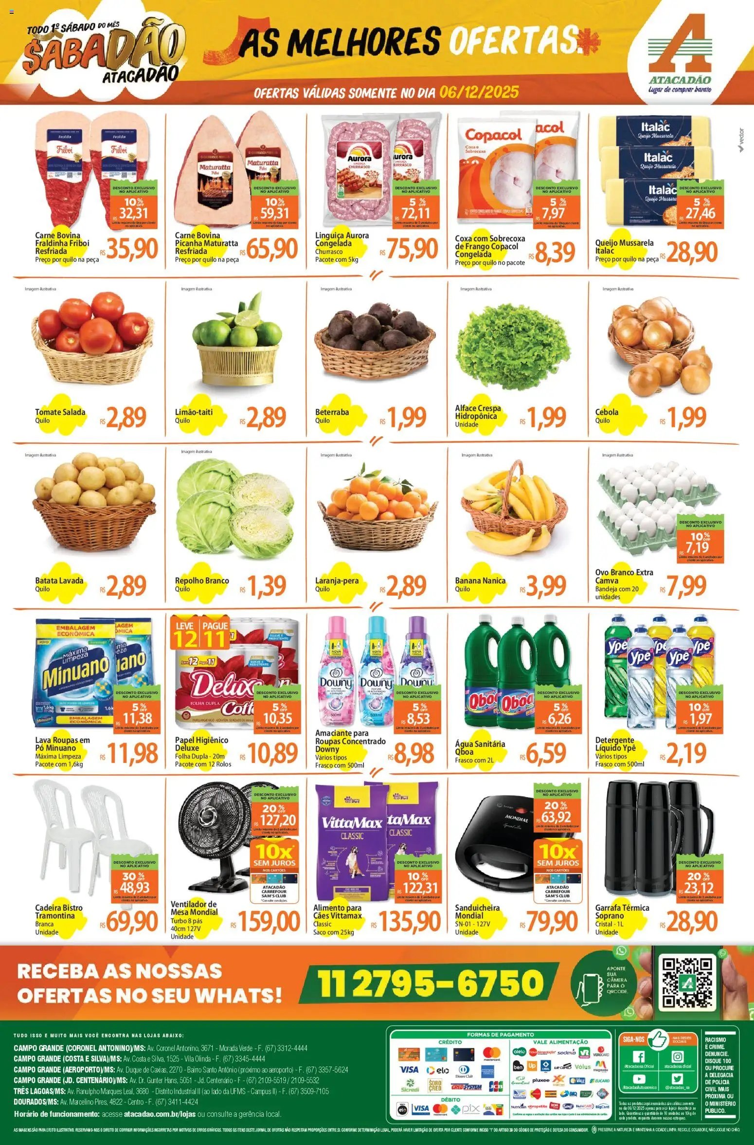 Atacadão folheto a partir de 06/12/2025 Ofertas - MS (2025-12-06 - 2025-12-06)