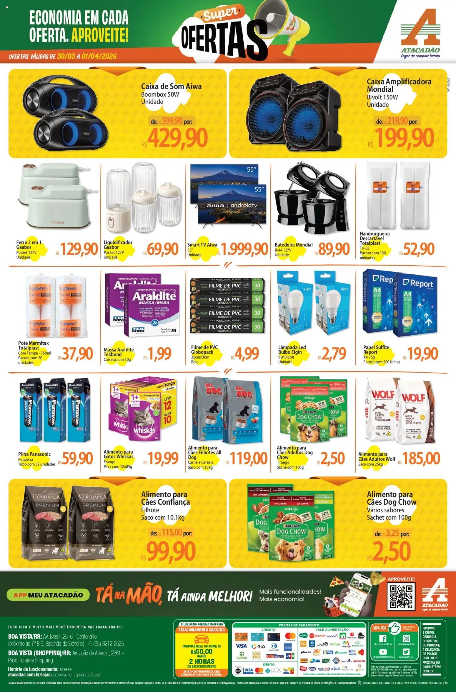 Atacadão folheto a partir de 30/03/2026 Atacadão ofertas - RR (2026-03-30 - 2026-04-01)