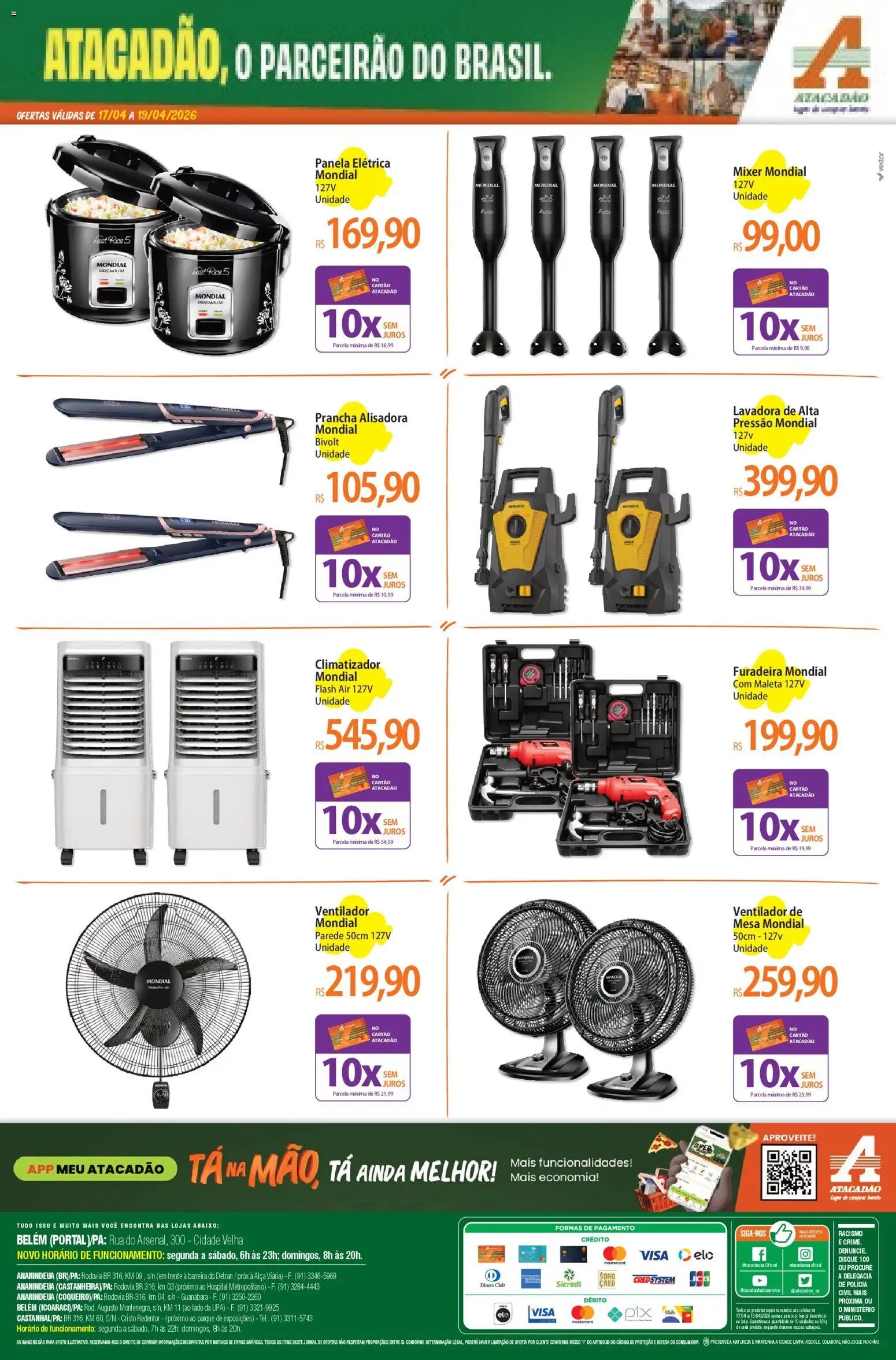 Atacadão folheto a partir de 17/04/2026 Atacadão ofertas - PA (2026-04-17 - 2026-04-19)