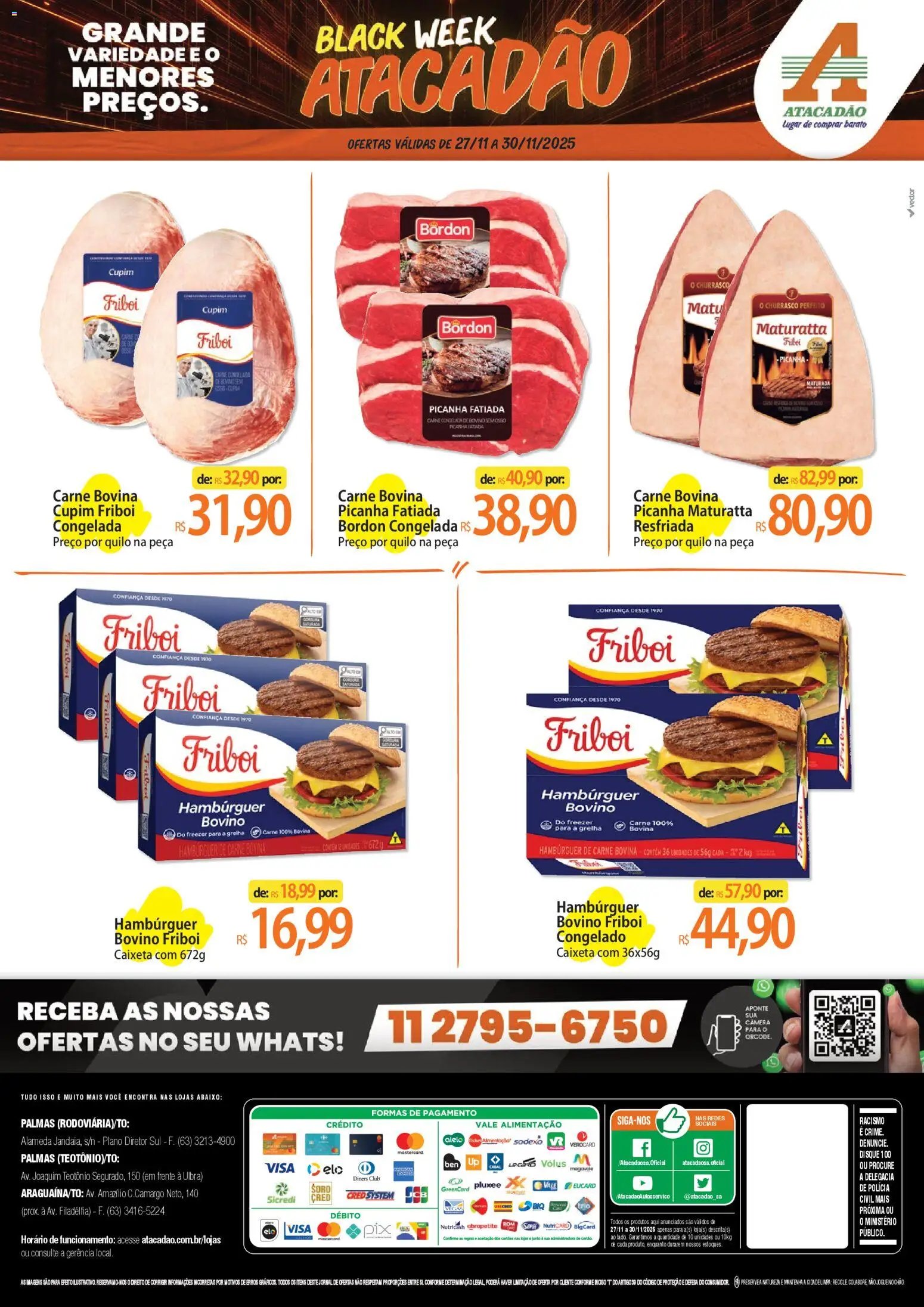 Atacadão folheto a partir de 27/11/2025 Ofertas - TO (2025-11-27 - 2025-11-30)