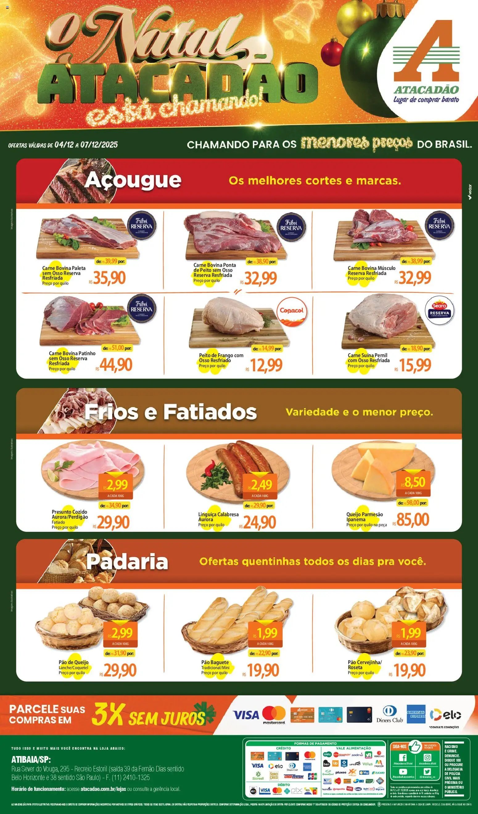Atacadão folheto a partir de 04/12/2025 Ofertas - SP (2025-12-04 - 2025-12-07)