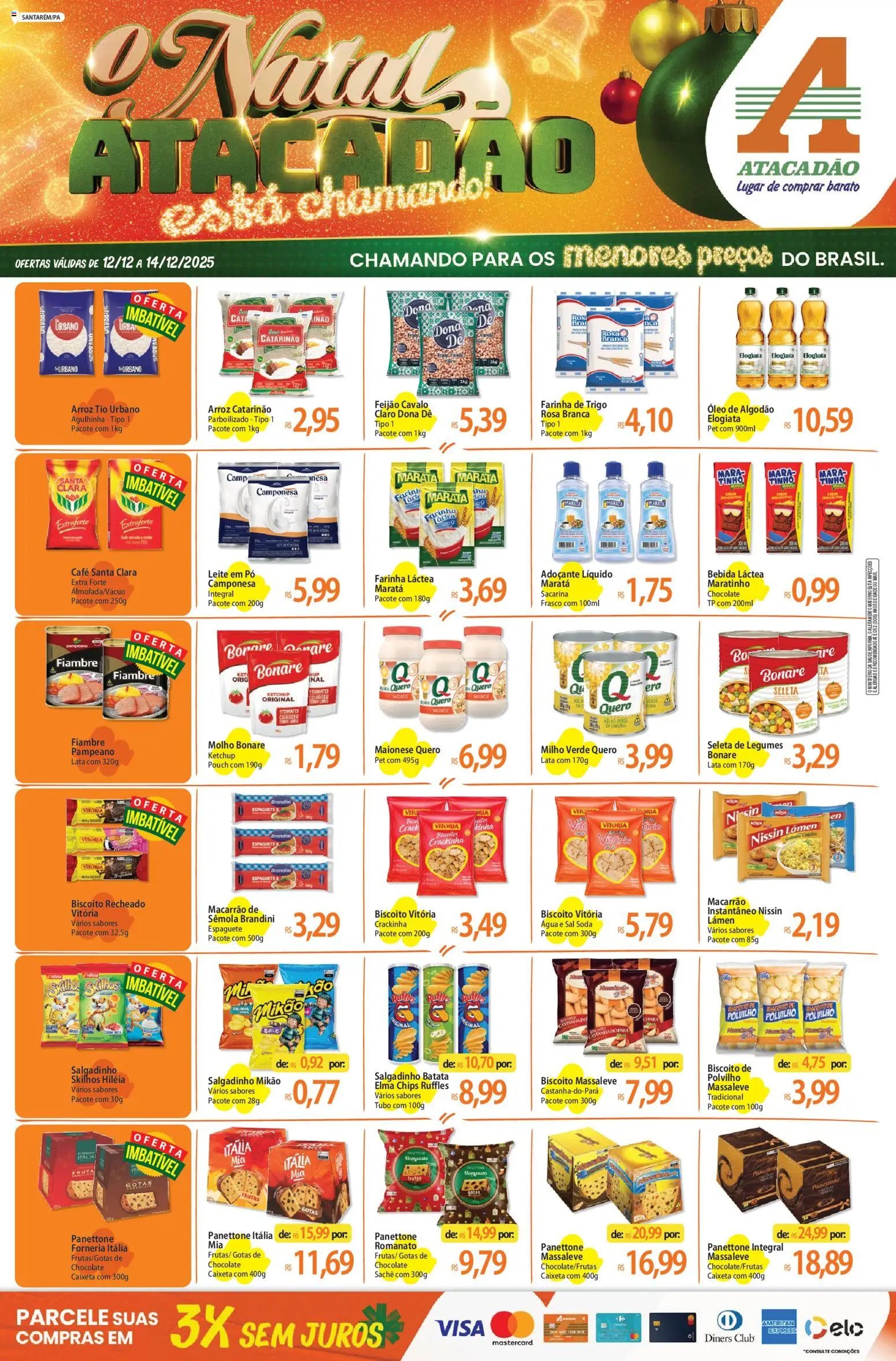 Atacadão folheto a partir de 12/12/2025 Ofertas - PA (2025-12-12 - 2025-12-14)