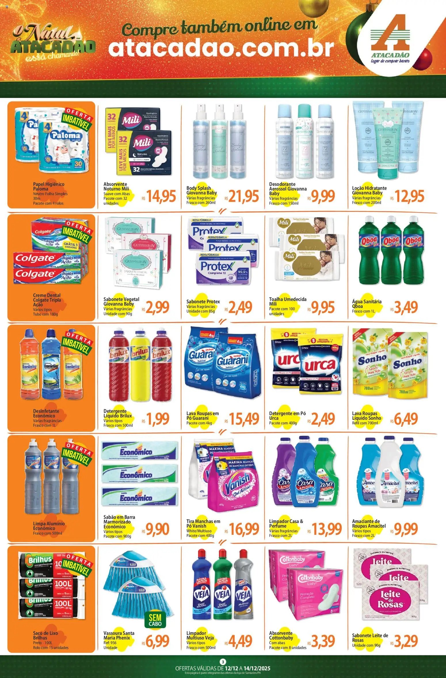 Atacadão folheto a partir de 12/12/2025 Ofertas - PA (2025-12-12 - 2025-12-14)