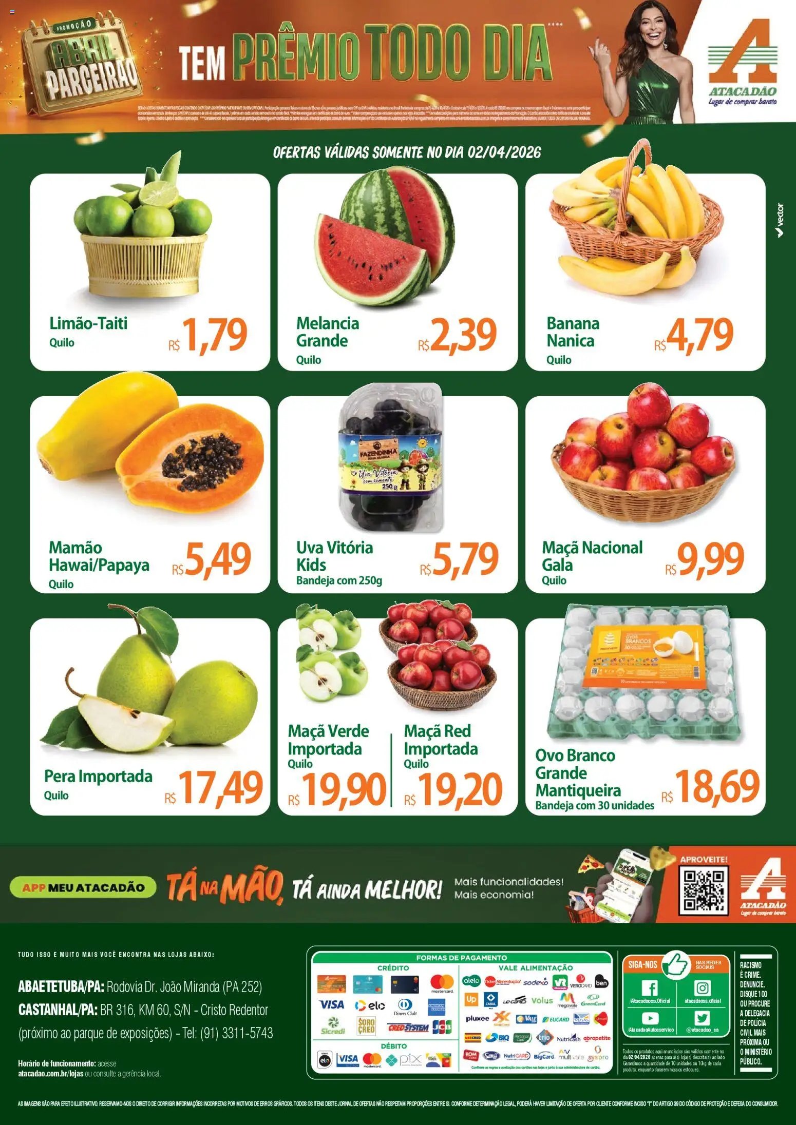 Atacadão folheto a partir de 02/04/2026 Atacadão ofertas - PA (2026-04-02 - 2026-04-02)