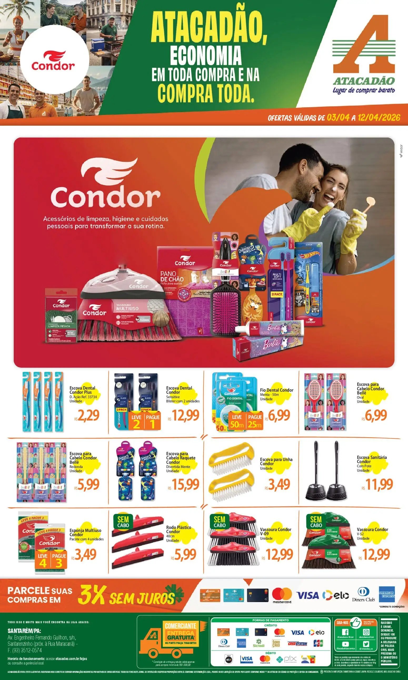 Atacadão folheto a partir de 03/04/2026 Atacadão ofertas - PA (2026-04-03 - 2026-04-12)