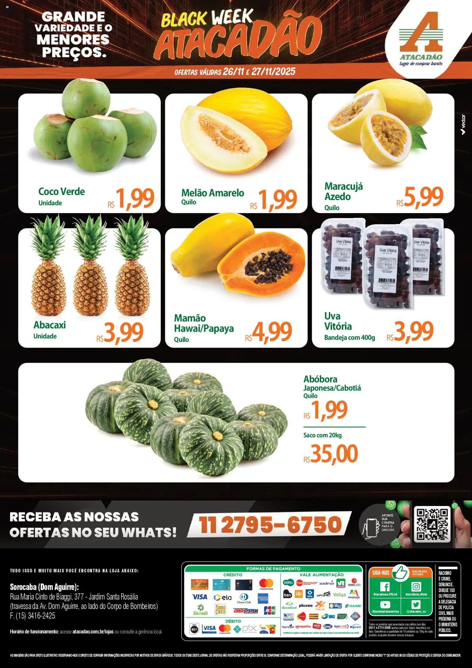 Atacadão folheto a partir de 26/11/2025 Ofertas - SP (2025-11-26 - 2025-11-27)