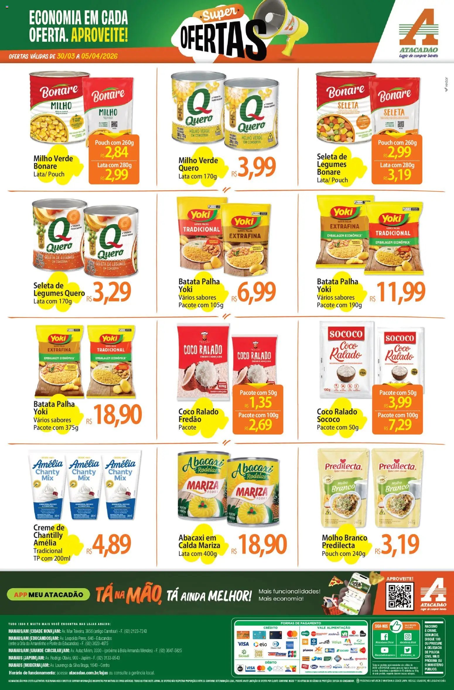Atacadão folheto a partir de 30/03/2026 Atacadão ofertas - AM (2026-03-30 - 2026-04-05)