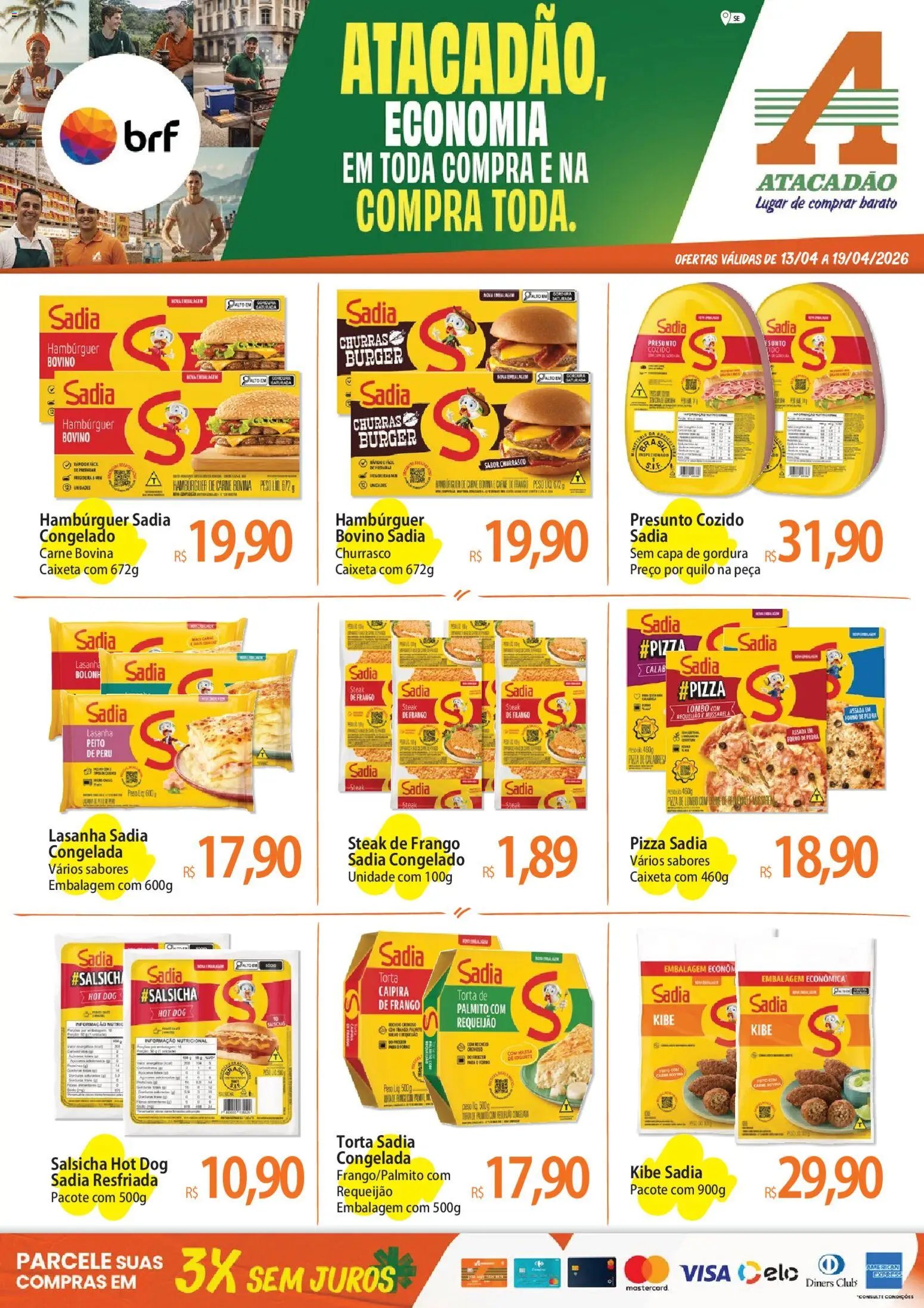 Atacadão folheto a partir de 13/04/2026 Atacadão - Ofertas da semana (2026-04-13 - 2026-04-19)