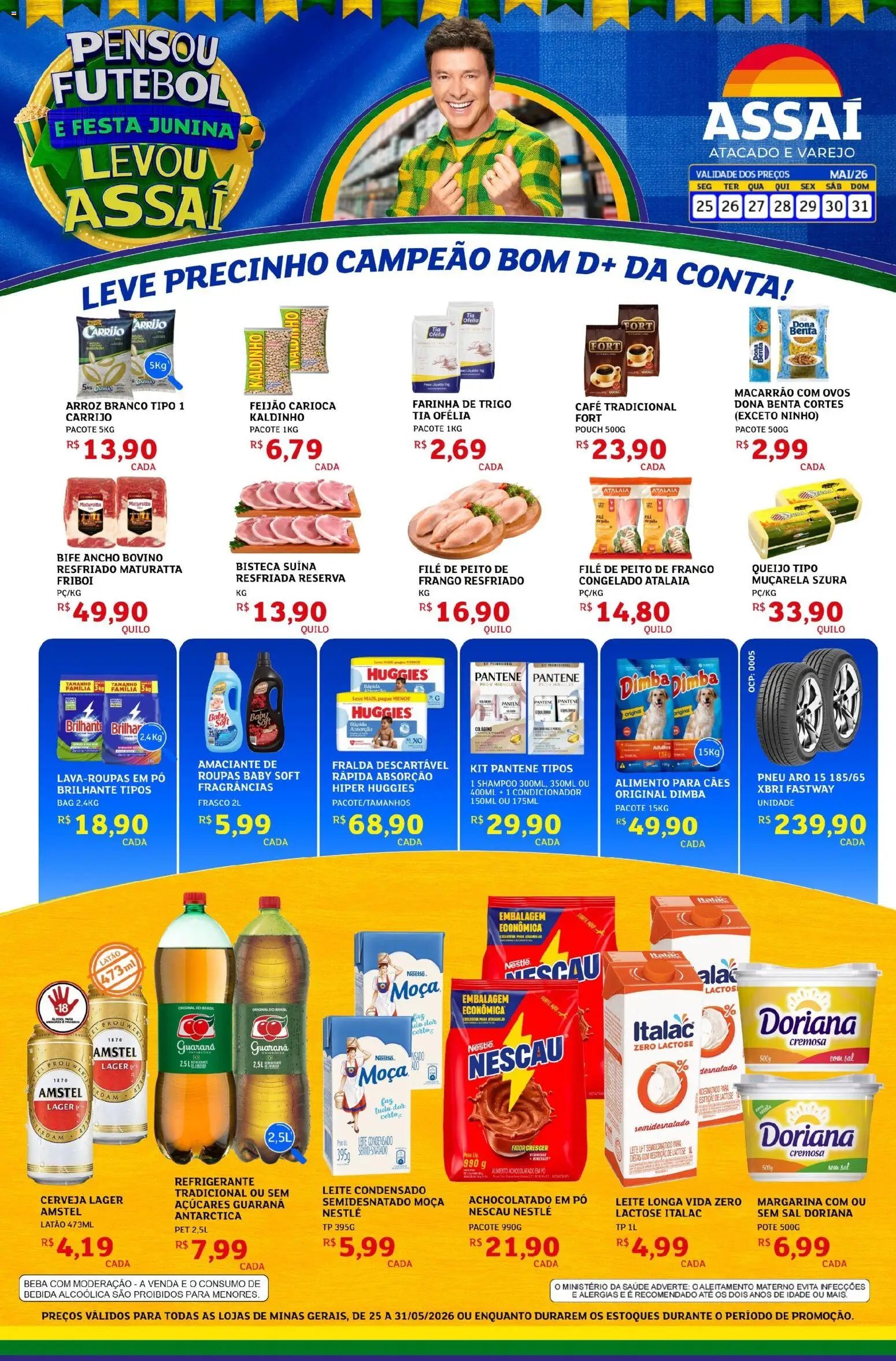 Assaí Atacadista folheto a partir de 25/05/2026 Assaí Atacadista ofertas - MG (2026-05-25 - 2026-05-31)