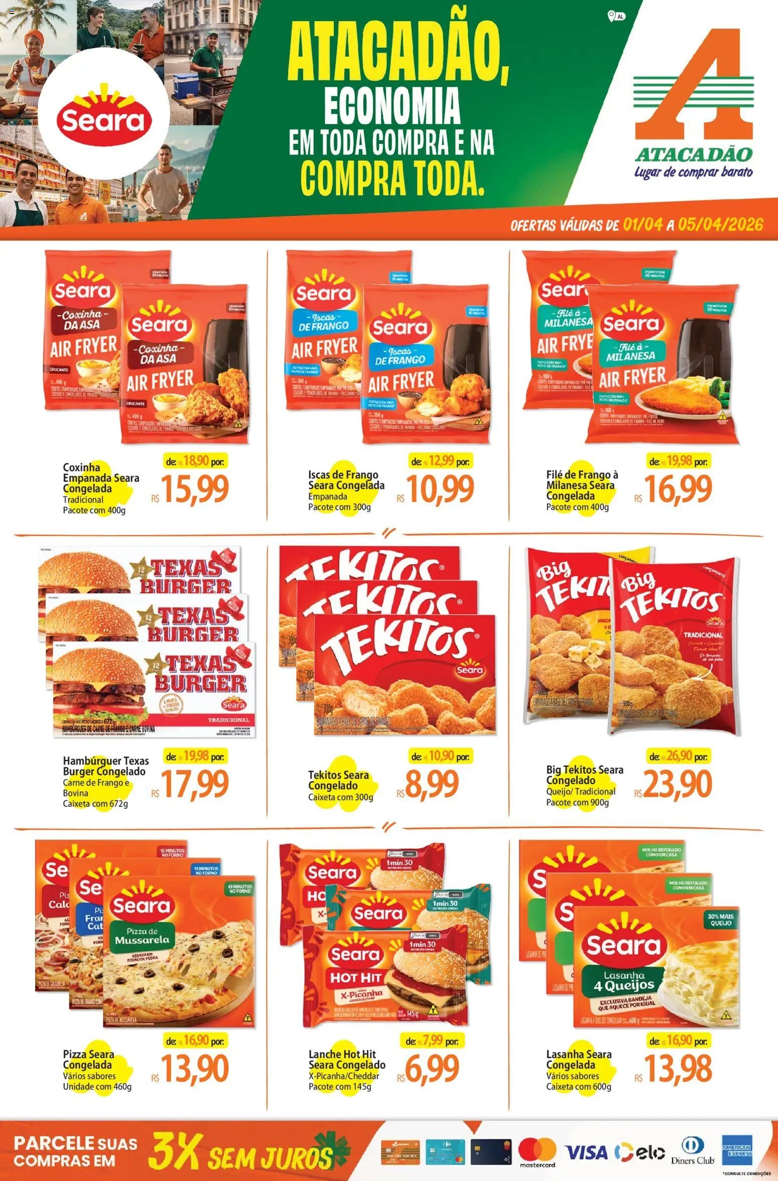 Atacadão folheto a partir de 01/04/2026 Atacadão ofertas - AL (2026-04-01 - 2026-04-05)