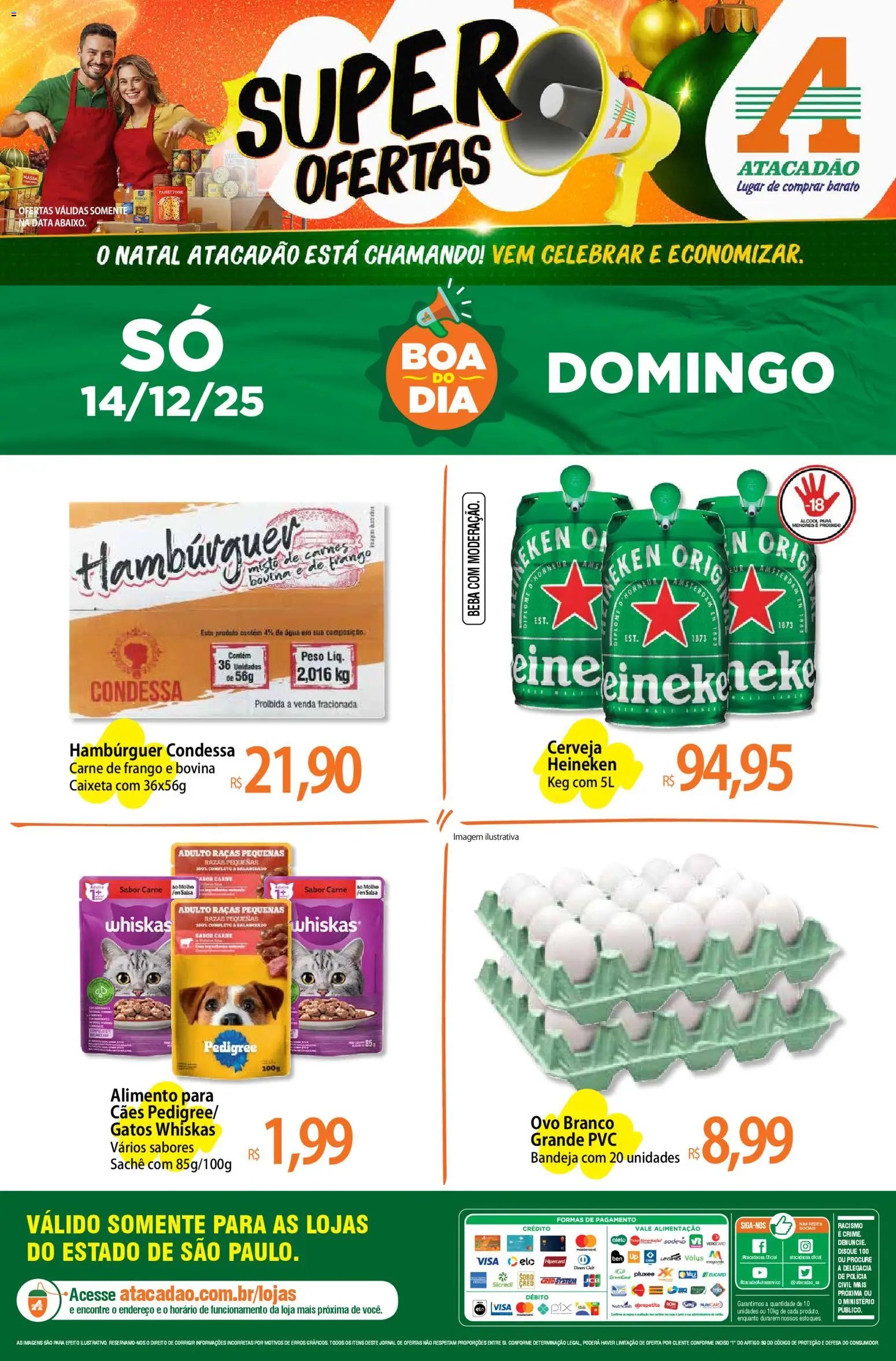 Atacadão folheto a partir de 14/12/2025 Ofertas - SP (2025-12-14 - 2025-12-14)