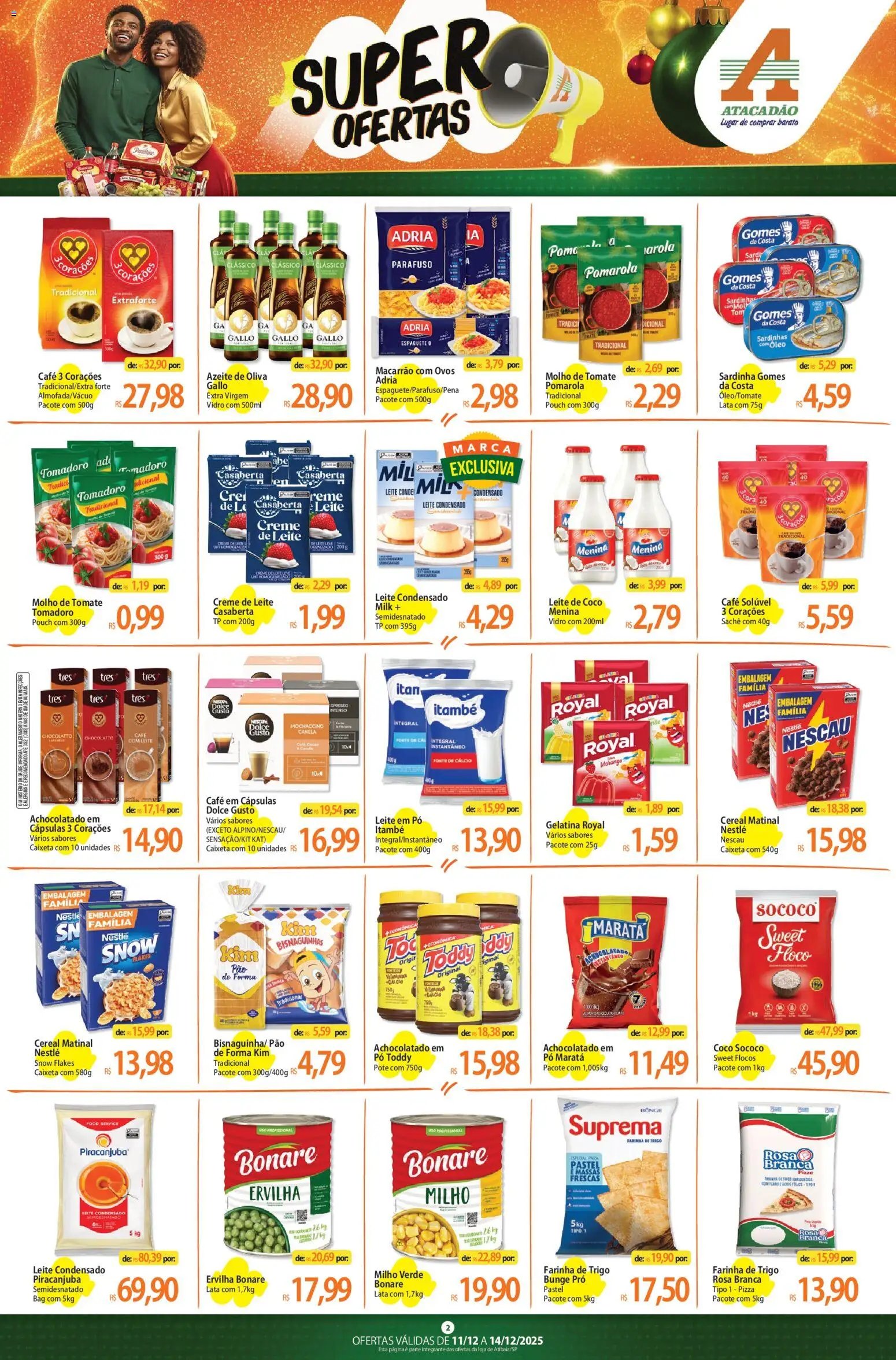 Atacadão folheto a partir de 11/12/2025 Ofertas - SP (2025-12-11 - 2025-12-14)