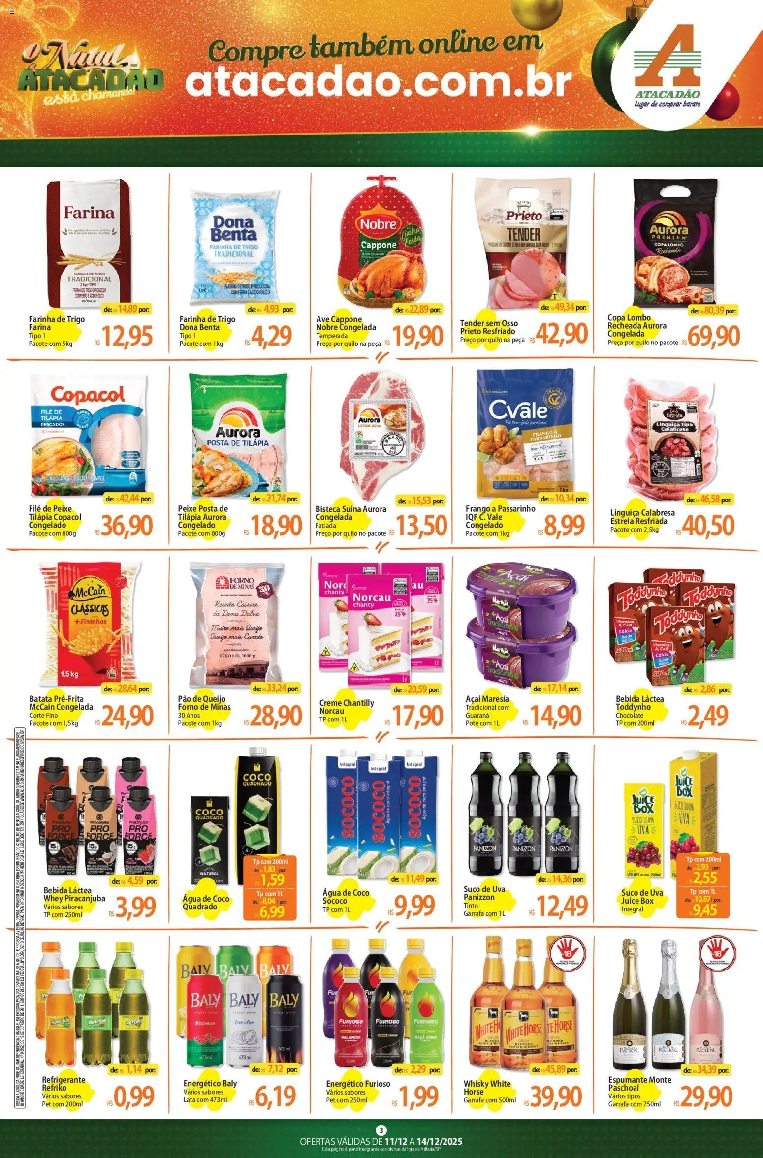 Atacadão folheto a partir de 11/12/2025 Ofertas - SP (2025-12-11 - 2025-12-14)