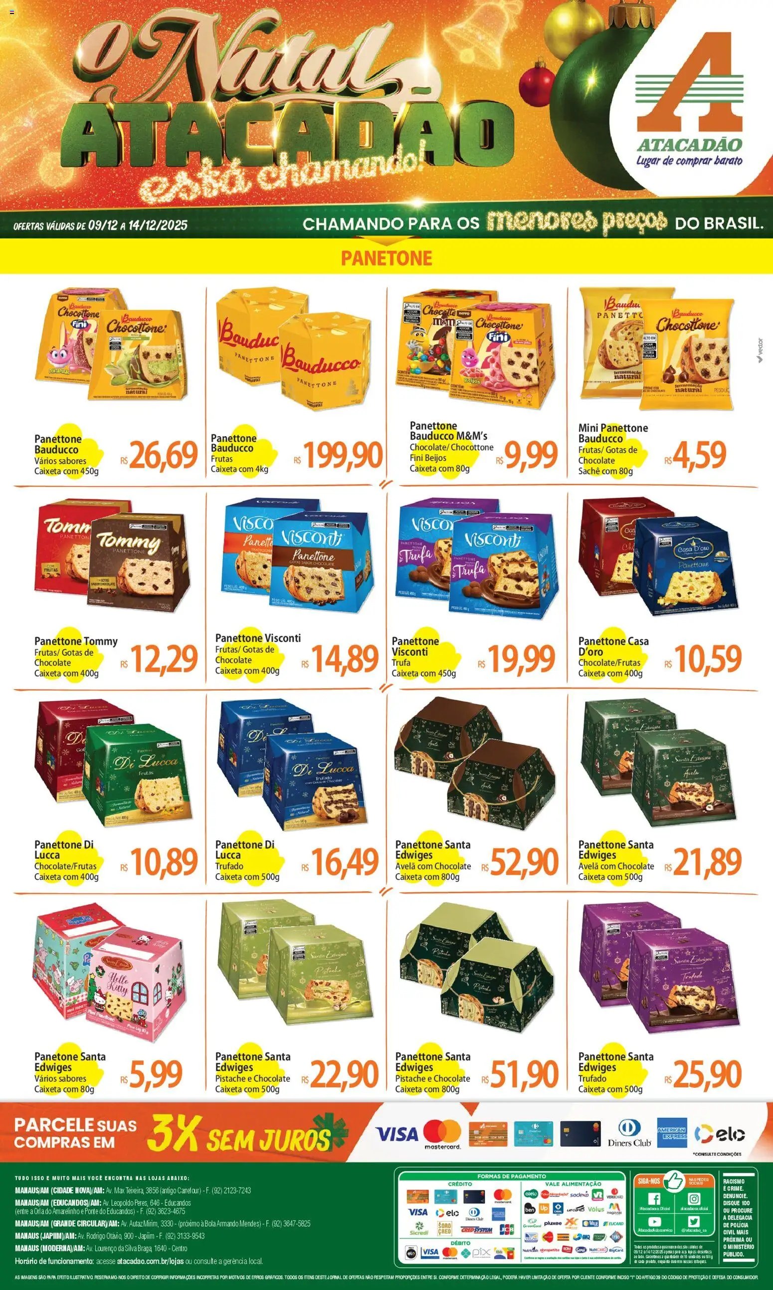 Atacadão folheto a partir de 09/12/2025 Ofertas - AM (2025-12-09 - 2025-12-14)