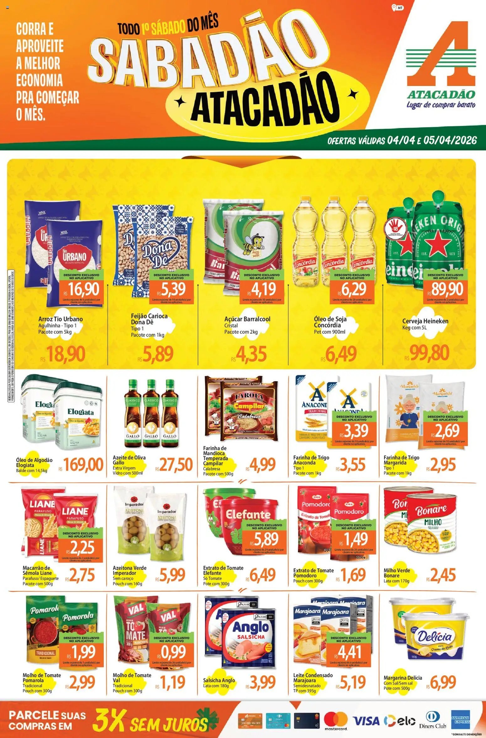 Atacadão folheto a partir de 04/04/2026 Atacadão ofertas - MT (2026-04-04 - 2026-04-05)