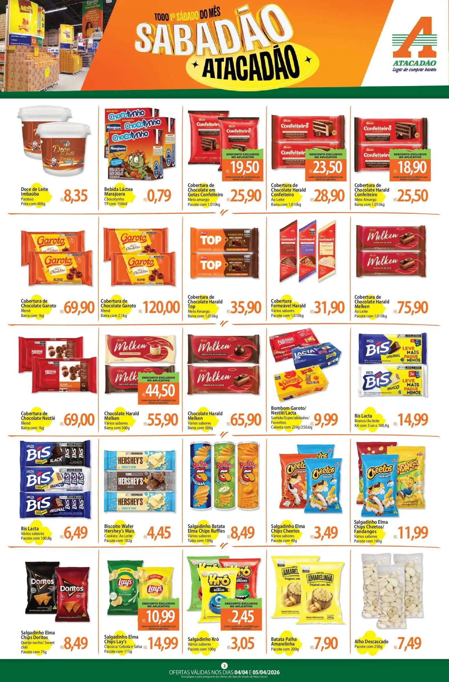 Atacadão folheto a partir de 04/04/2026 Atacadão ofertas - MT (2026-04-04 - 2026-04-05)
